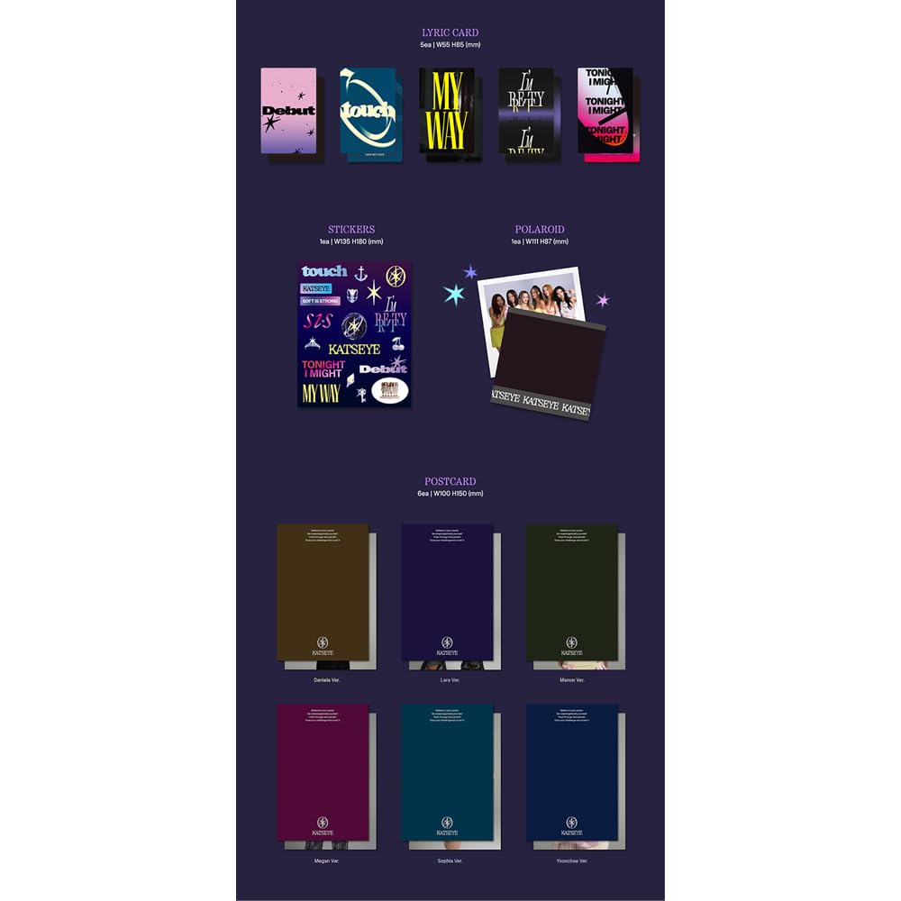 KATSEYE [1st EP Album SIS SOFT IS STRONG](SOFT Ver) + 3 Extra Photocards Set