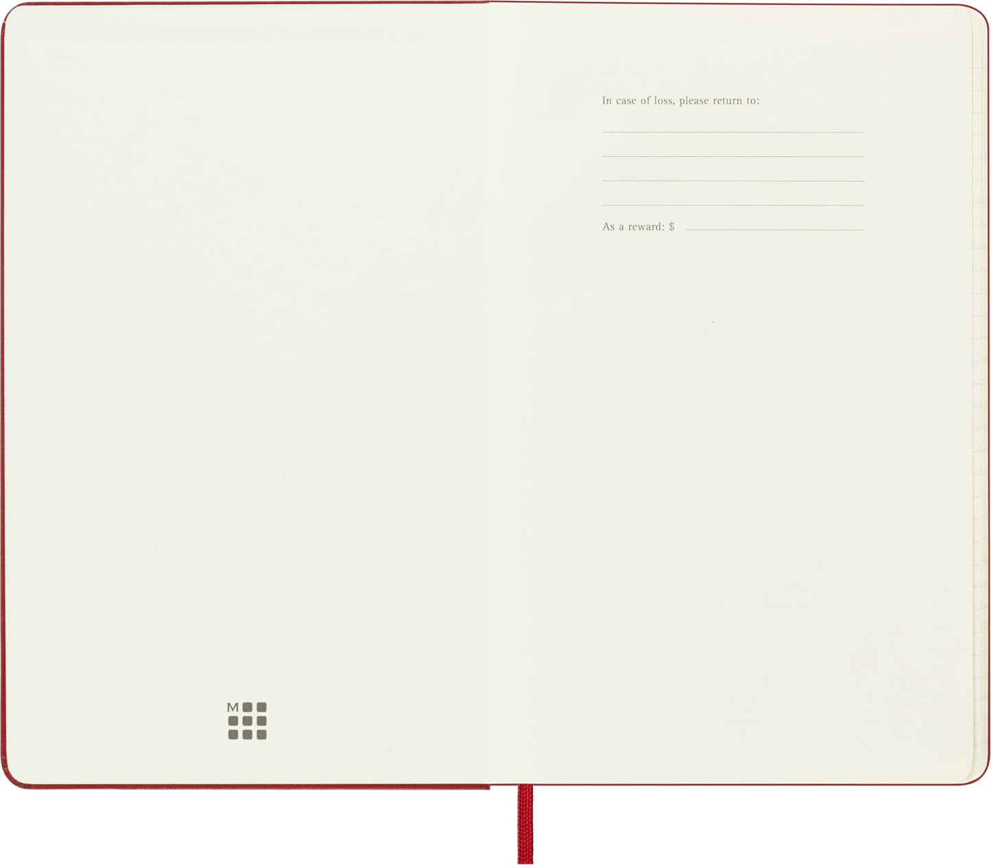 Moleskine Classic 18 Month 2026-2027 Weekly Planner, Hard Cover, Large (5" x 8.25"), Scarlet Red, 208 pages