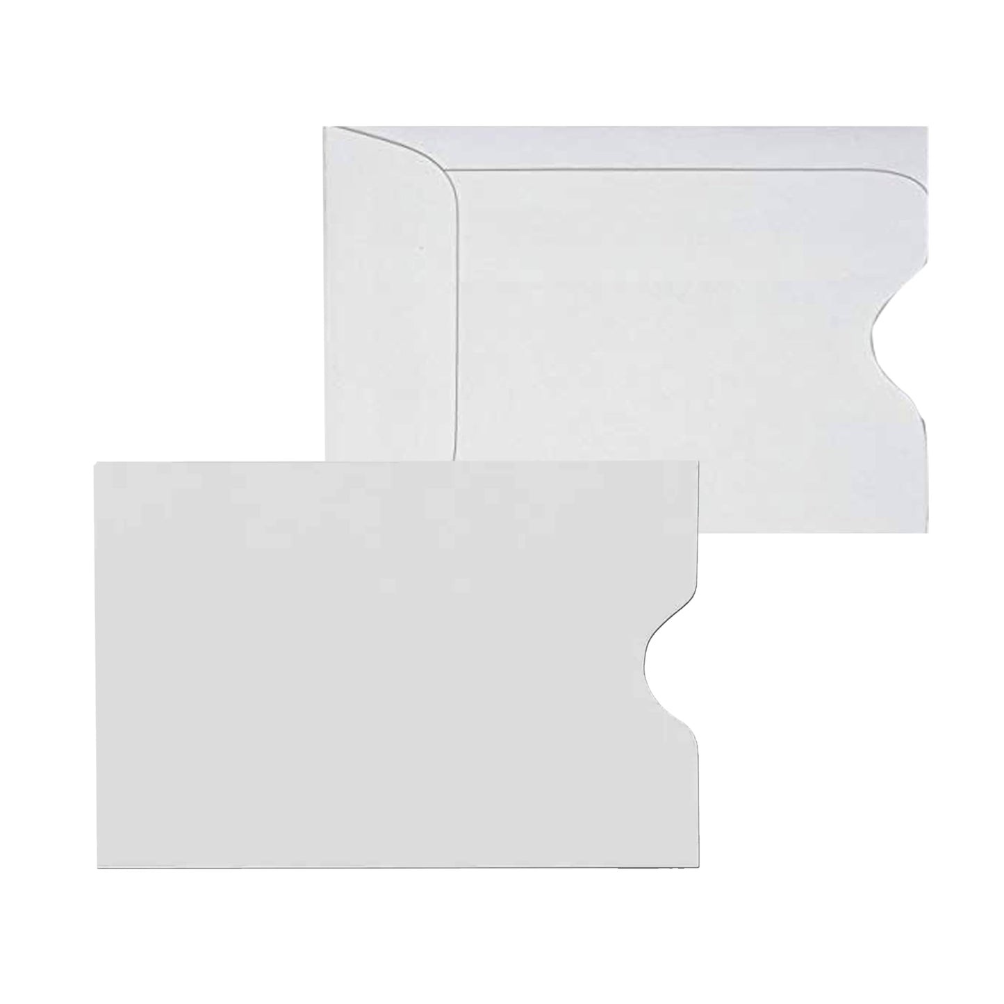 1000 Cashier Depot - Key Card Holders, Credit Card Protectors, White Paper Sleeves, 2-3/8 x 3-1/2 Inch, Sturdy 24lb. Paper, 1000 Count