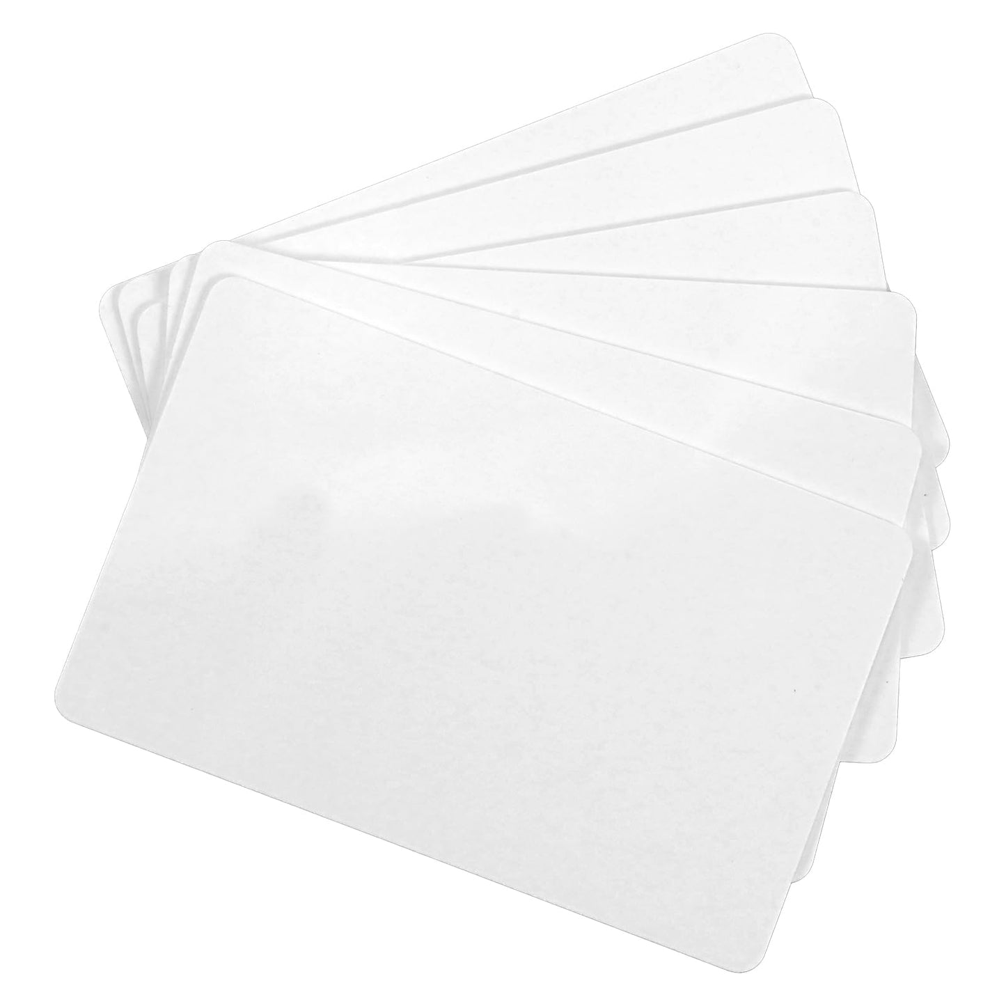 500 Pack - ZSZ Blank PVC Cards Without Scratches, CR80 30 Mil Plastic Cards for Photo ID Badge Printers