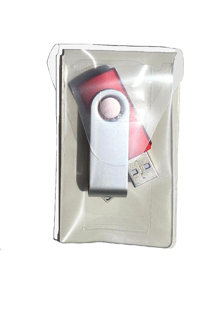 100 USB Flash Drive Holders - Peel Adhesive - 2"x4" - Reusable Stick - Digital Presentations - 100 Pack