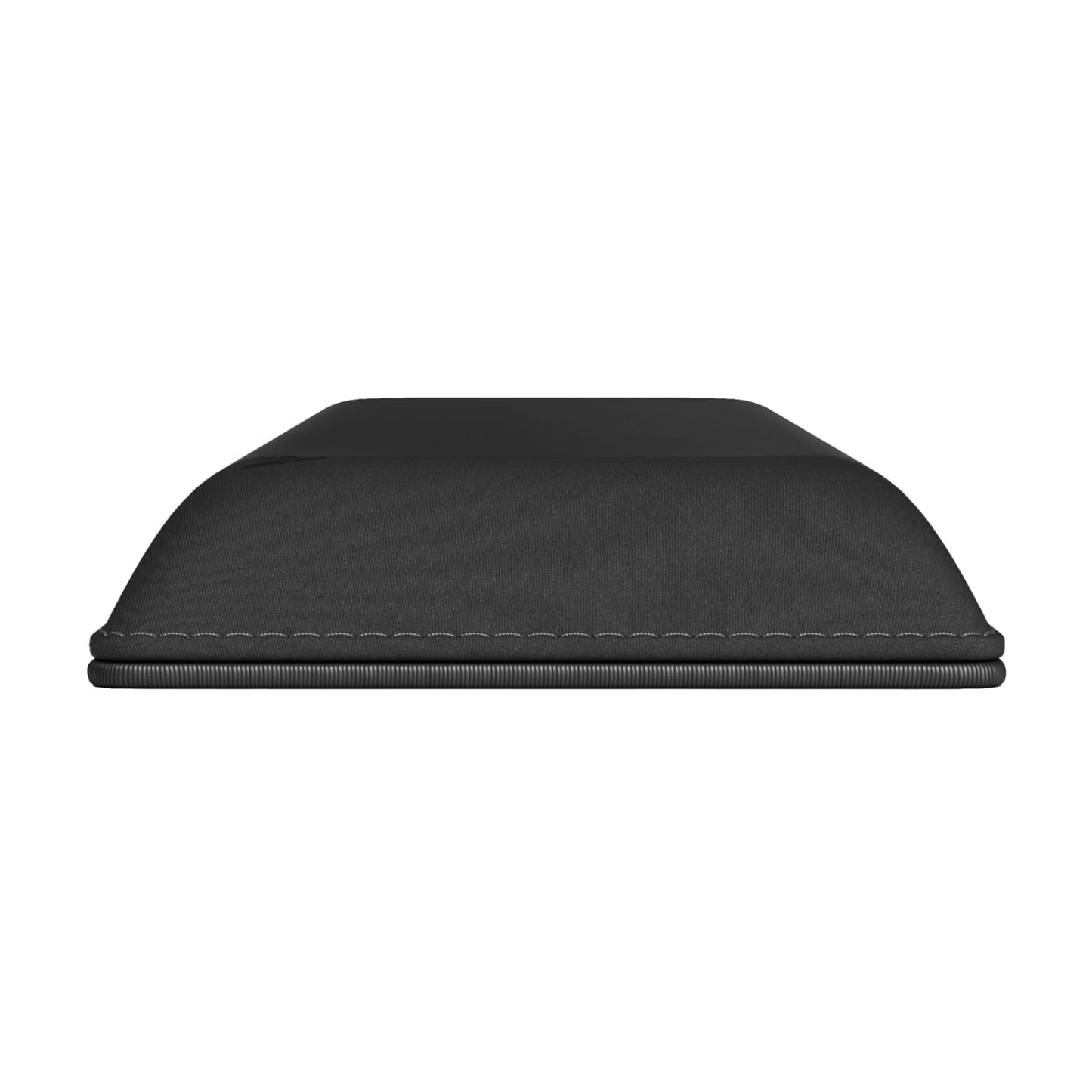 Glorious Gaming Padded Keyboard Wrist Rest (Full Size, 1" Thick) - Anti-Fray Stitched Edges, Smooth Cloth Surface, Anti-Slip Rubber Base, Medium Firmness, 18" x 4" x 1" - Black