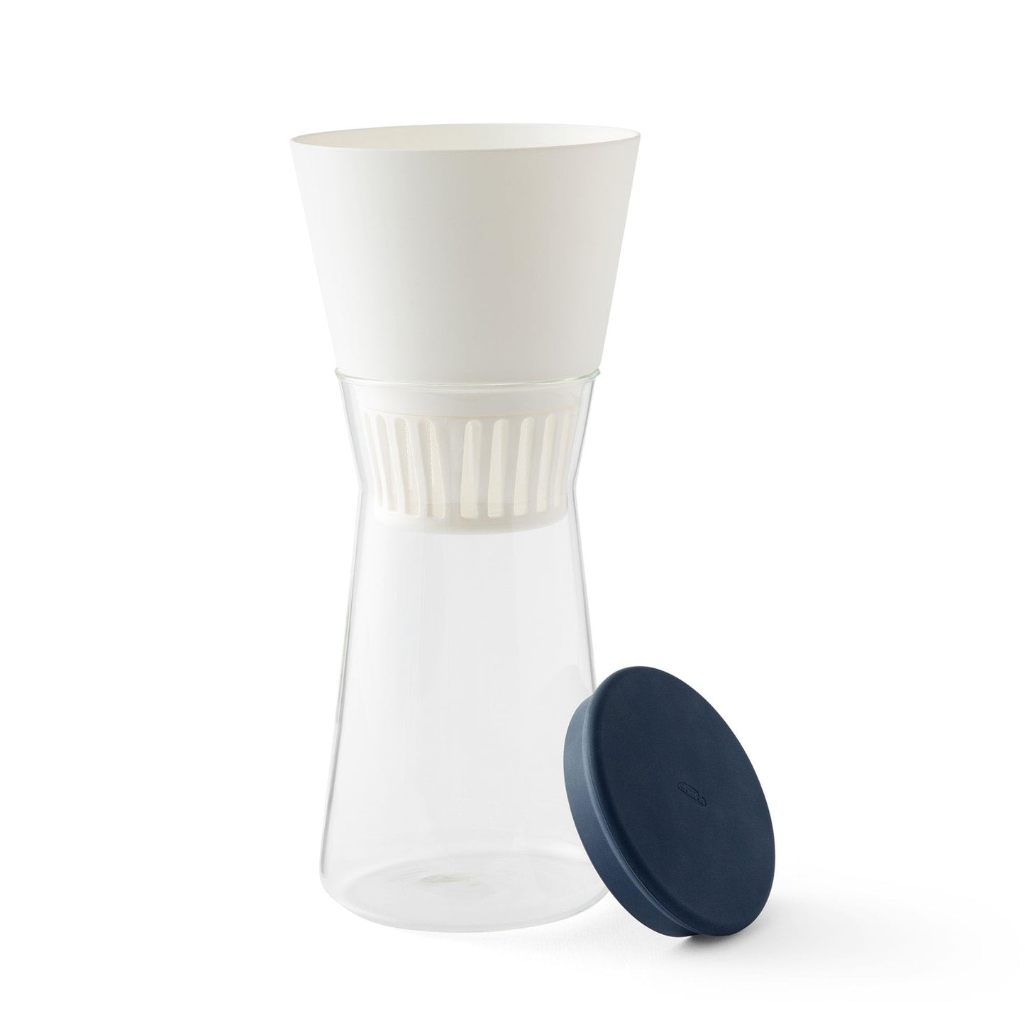 Chef’n Nut Milk Maker with Glass Carafe – Make Homemade Almond, Oat, Hazelnut, Soy, Coconut Milk – Includes Mesh Filter, Spill-Proof Lid, Recipe Book – Easy to Use, Dishwasher Friendly