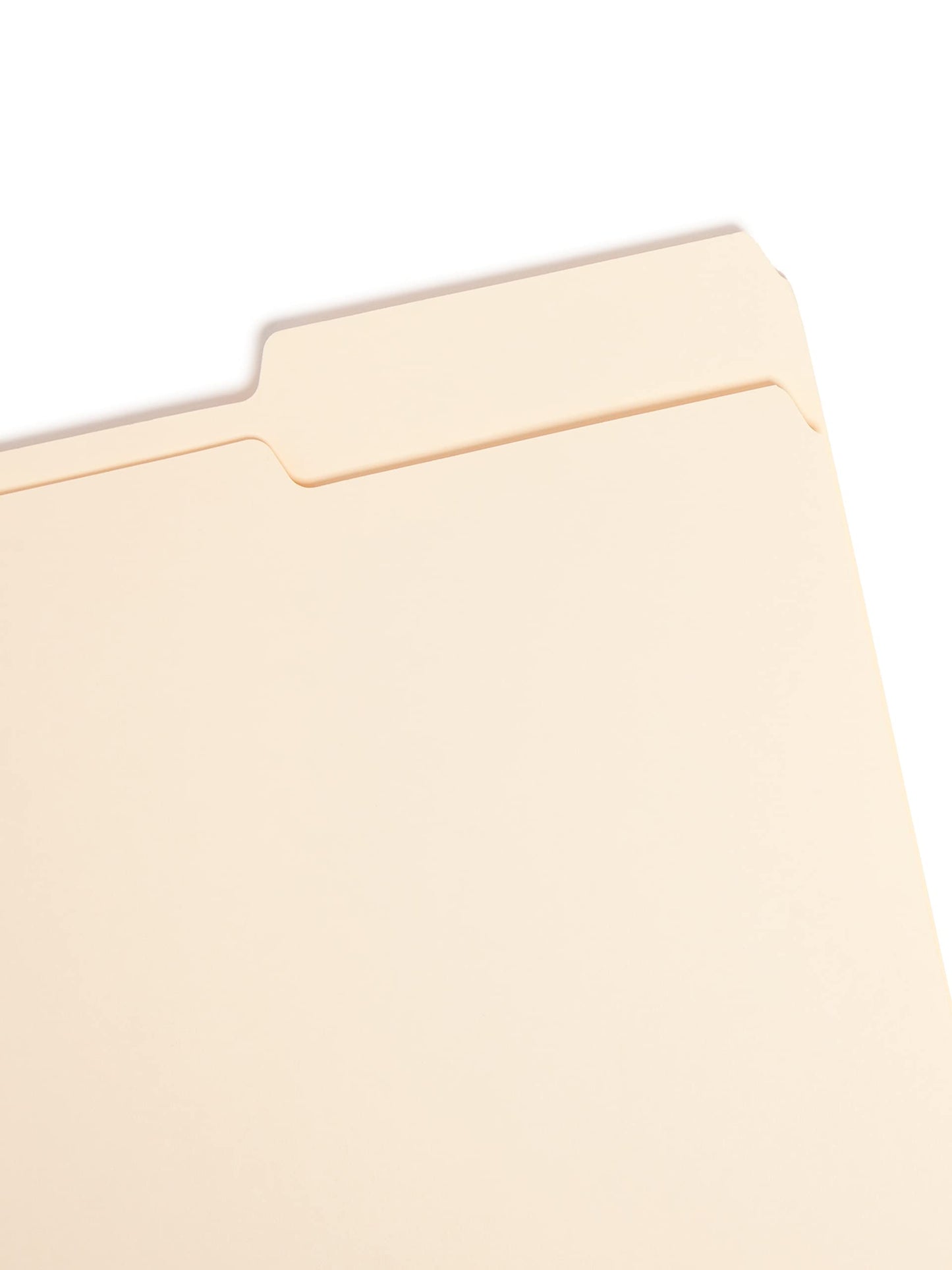 Smead File Folder, 2/5-Cut Tab, Right Position, Letter Size, Manila, 100 per Box (10385)