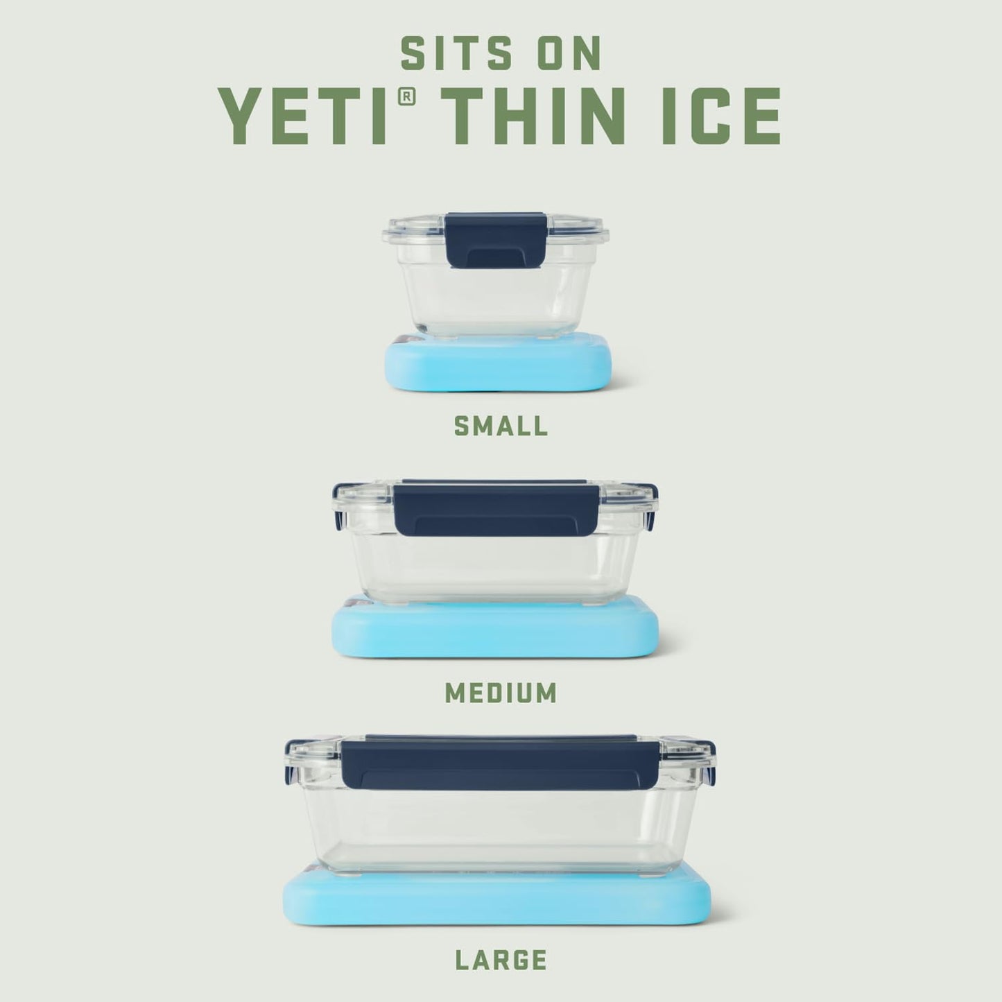 YETI Food Storage Container, BPA Free, Locking & Airtight Lid, Microwave, Freezer, and Dishwasher Safe, Leak-Proof, Cooler and Thin Ice Compatible, Large