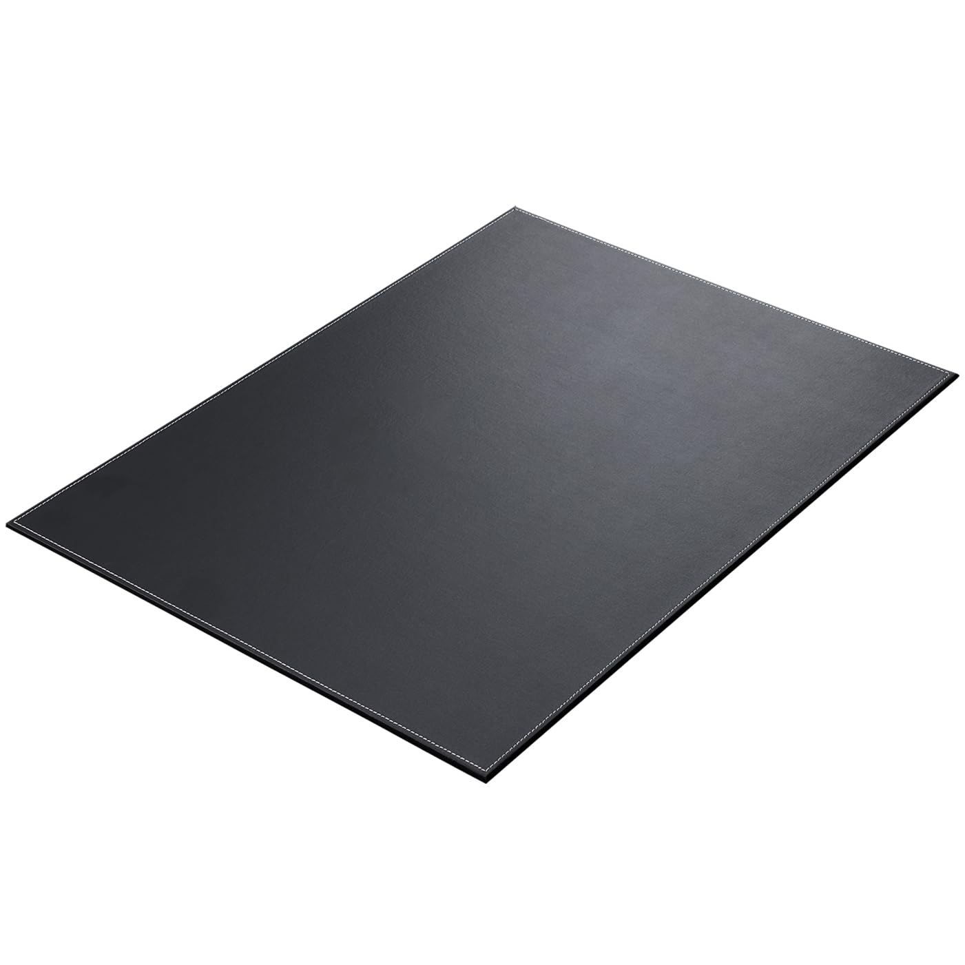 KINGFOM Desk Pad & Mat 24" x 18" Protector Large Mouse Pad PU Leather for Desktops and Laptops (Black)