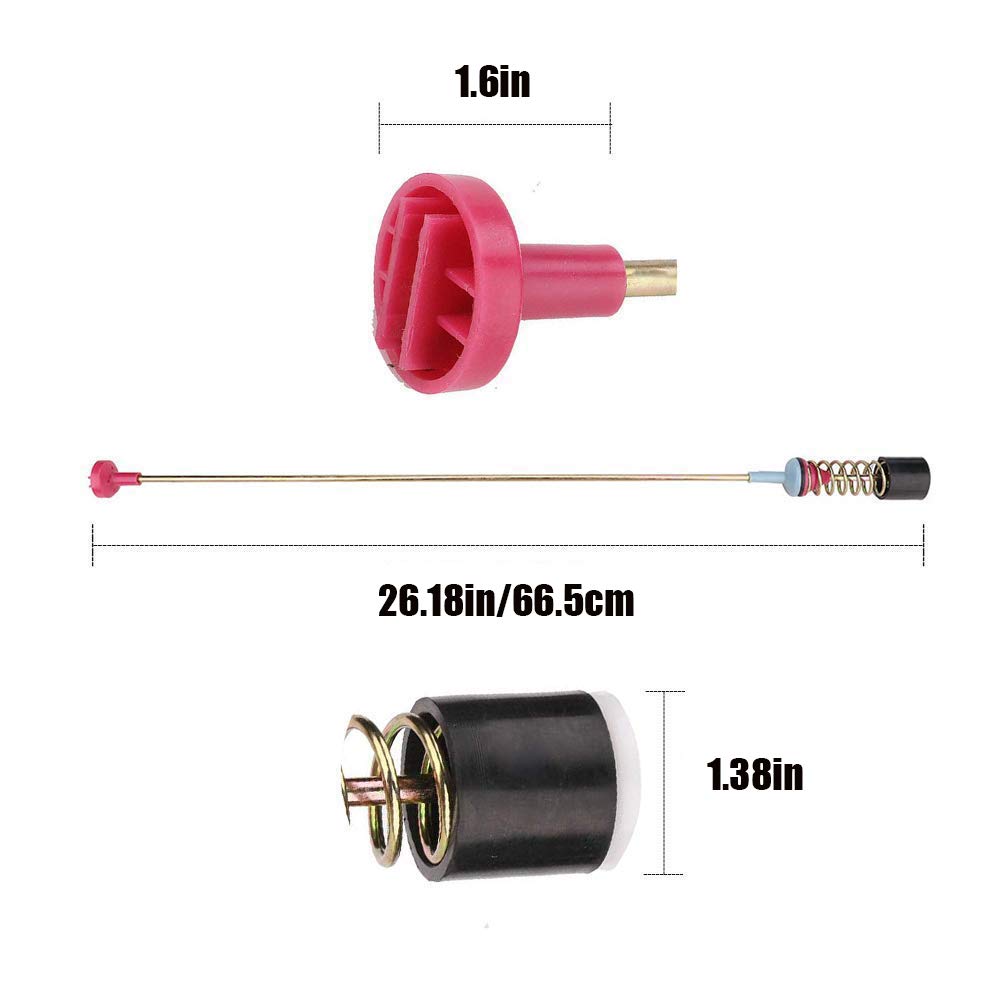 MONKEMON Upgraded DC97-05280W Washer Damper Suspension Rods| Washer Shock Absorber| Replace AP5966911 DC97-05280 DC97-16350 DC97-18610 Series| Compatible with Samsung wa50r5400a etc