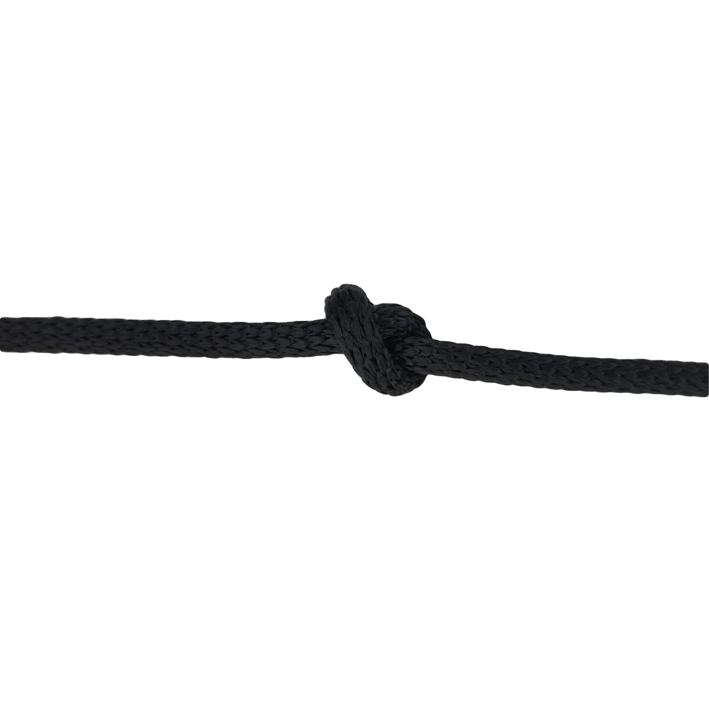 1/4 inch Black Dacron Polyester Rope - 500 Foot Spool | Industrial Grade - High UV and Abrasion Resistance - Low Stretch
