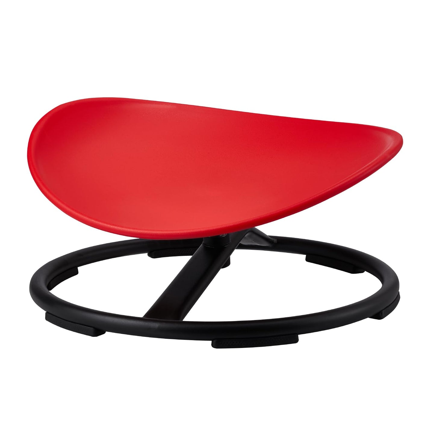 VEVOR Kids Swivel Chair, 220 LBS Capacity, Sensory Spinning Chair, Autistic Kids Sensory Toy Chair with Non-Slip Metal Base, Toddler Sit and Spin for Coordination Balance Focus Training Red
