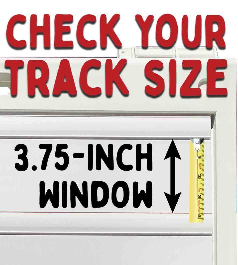 KitAbility Replacement Letters for White Message Board Sidewalk Signs with 4 Inch Tracks, 3 of Each Letter A to Z, Black on White Background