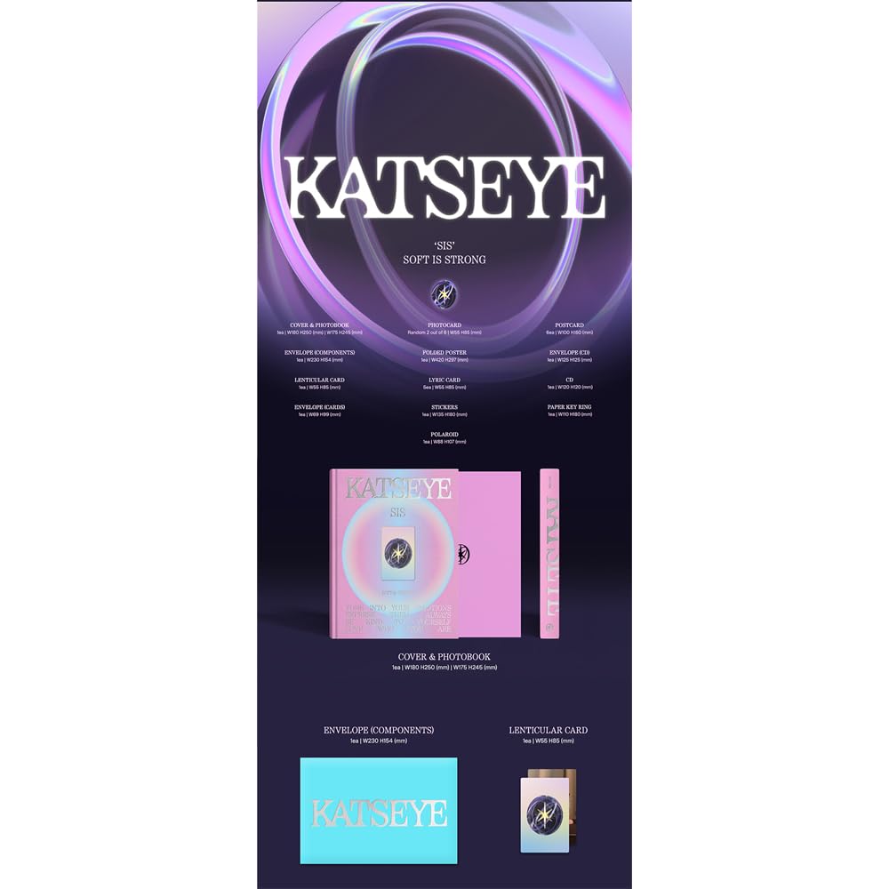 KATSEYE [1st EP Album SIS SOFT IS STRONG](SOFT Ver) + 3 Extra Photocards Set