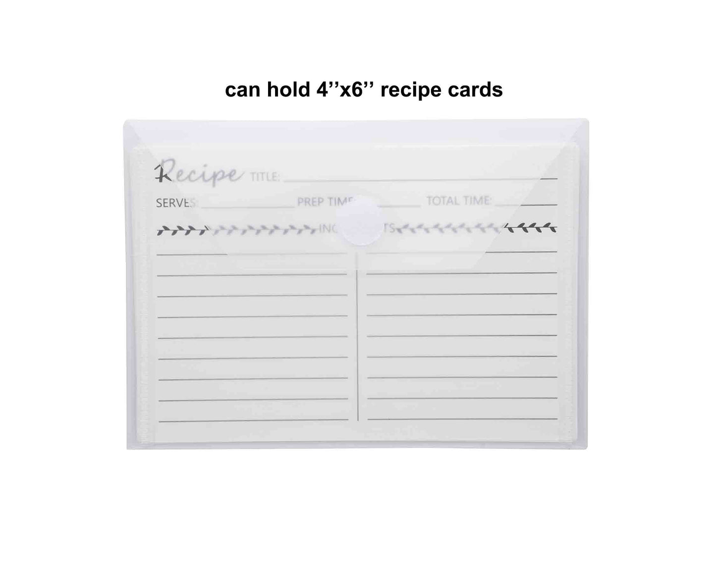 YESSART 4x6 Plastic Envelopes Hook Loop Closure Coupon Receipt Storage Holder 80 Pack (80 pack)