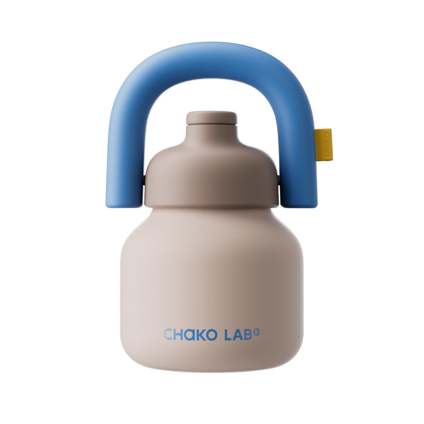 CHAKO LAB 33oz Insulated Water Bottle with Straw & Handle, Vacuum Ceramic Coated Liner for Coffee & Tea, Leak-proof Reusable Flask, Keeps Cold 36h,Coco