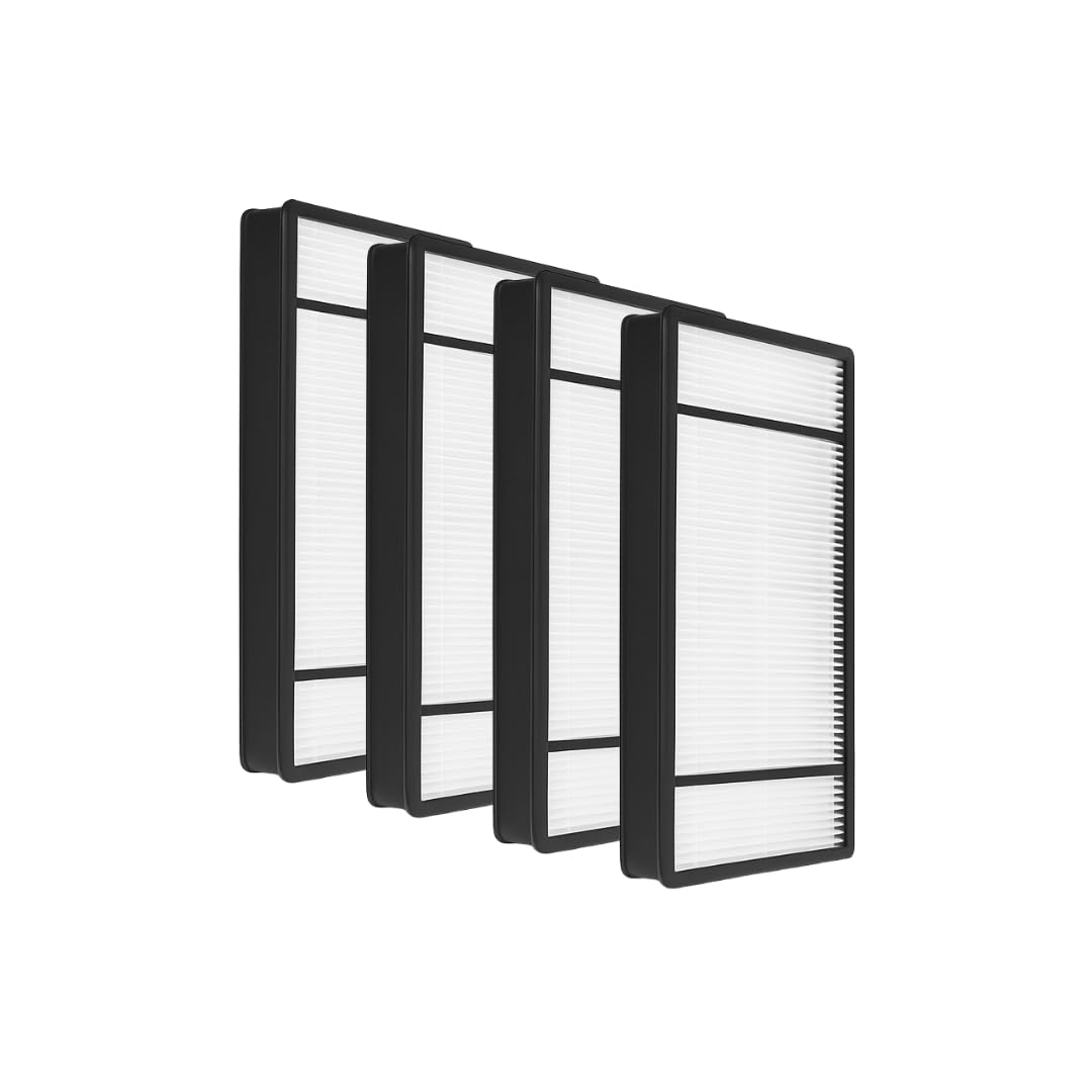 Nispira HRF-H2 HHT055 HPA150 Replacement Filter H for Honeywell Air Purifier Model HPA050, HPA060, HPA160, HHT155, 4 Packs