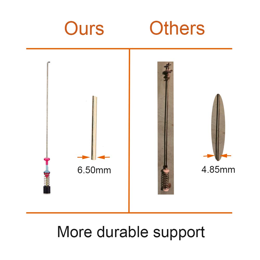 MONKEMON Upgraded DC97-05280W Washer Damper Suspension Rods| Washer Shock Absorber| Replace AP5966911 DC97-05280 DC97-16350 DC97-18610 Series| Compatible with Samsung wa50r5400a etc