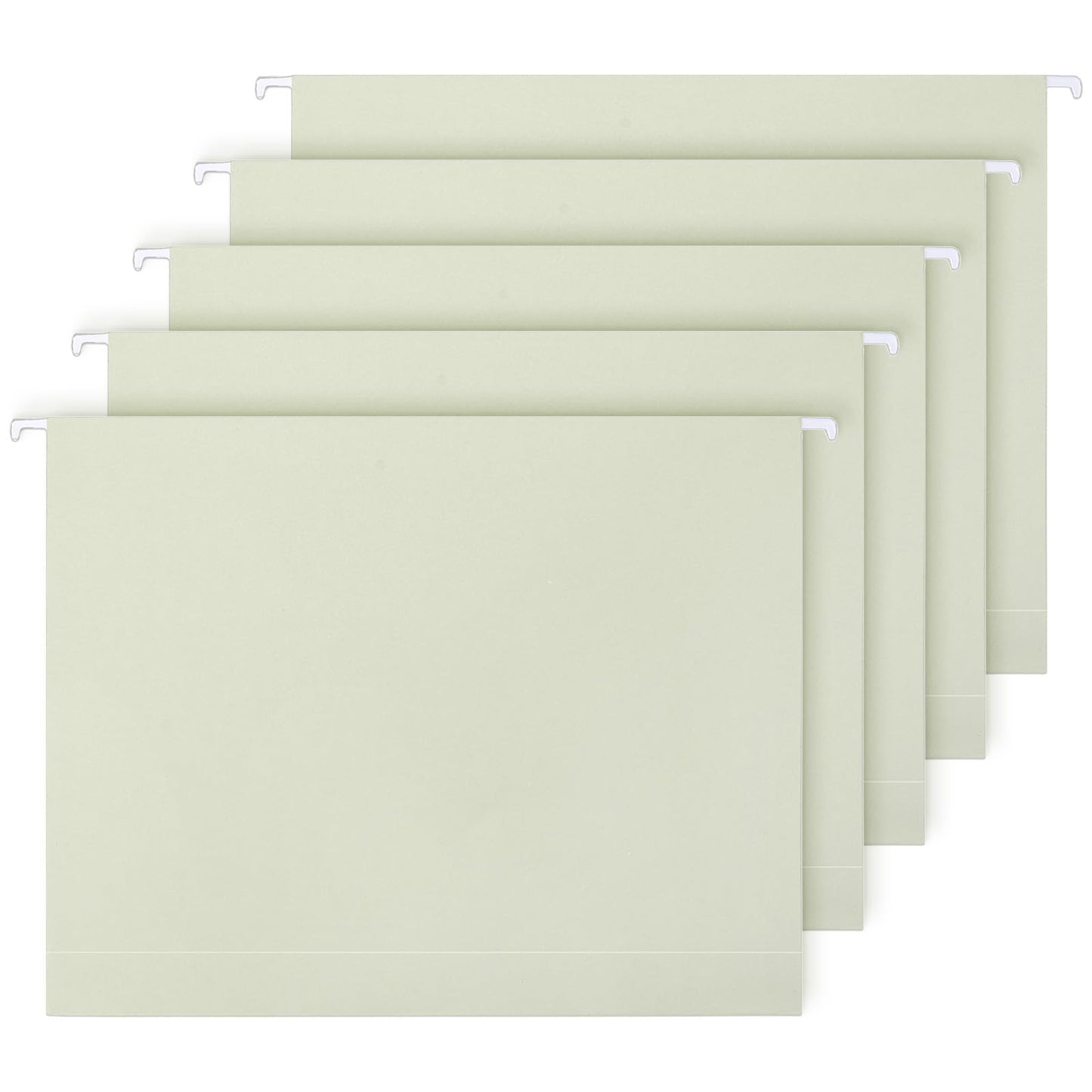 Whaline 36 Pack Sage Green Hanging File Folders Letter Size Solid Green File Pockets with Tab for Home Office Classroom Supplies, 9.2 x 12.8 Inch
