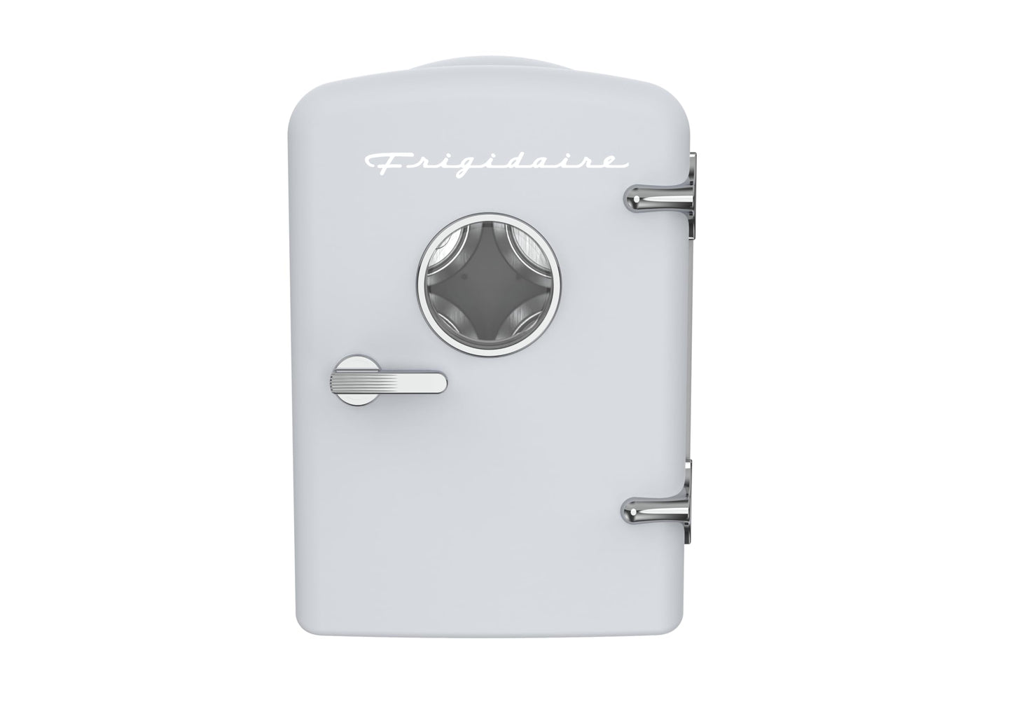 Frigidaire EFMIS171 Retro Mini Portable Personal Fridge - Ideal for Home, Office or Dorm - Includes Carrying Handle, AC/DC Wall/Car Charger (White)