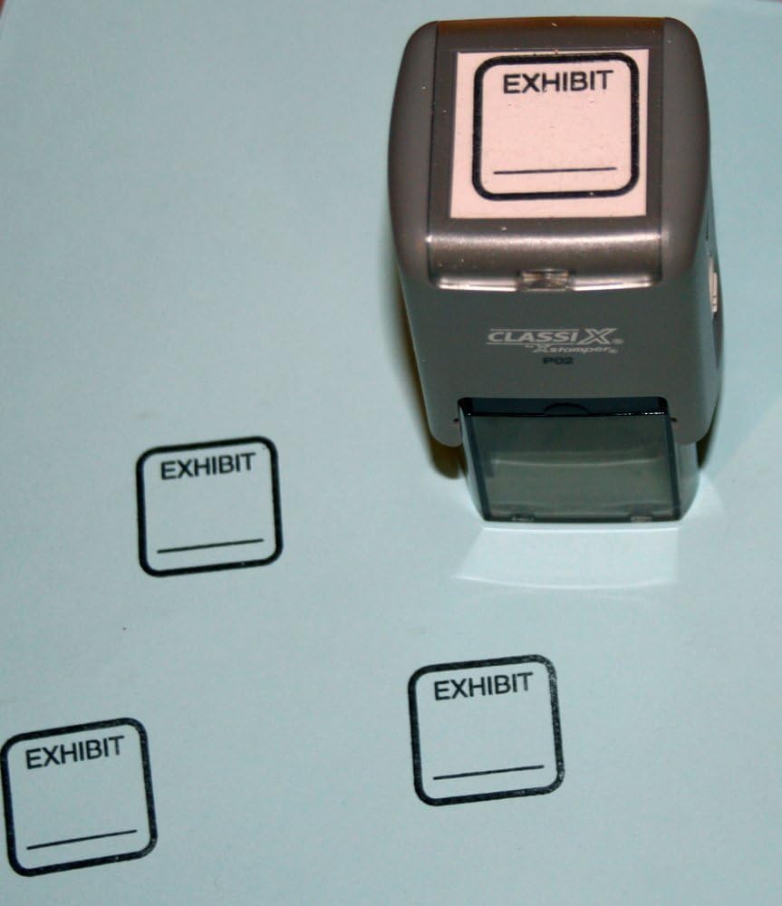 Exhibitindexes® Exhibit Stamp