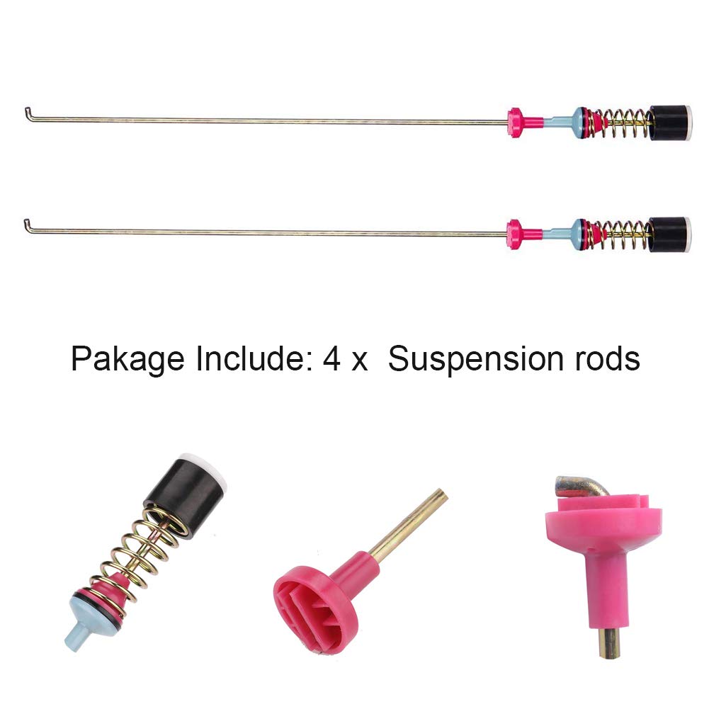 MONKEMON Upgraded DC97-05280W Washer Damper Suspension Rods| Washer Shock Absorber| Replace AP5966911 DC97-05280 DC97-16350 DC97-18610 Series| Compatible with Samsung wa50r5400a etc