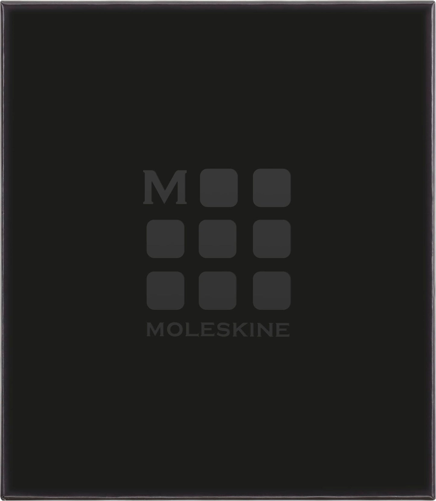 Moleskine Classic Notebook and Kaweco Roller Pen Bundle, Large, Ruled, Black, Hard Cover (5 x 8.25)