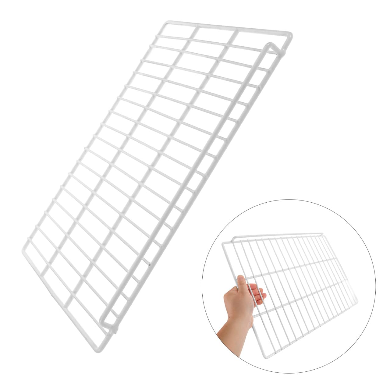 PRETYZOOM Commercial Freezer Divider Wire Shelf Panel 17X12 Inch Iron Mesh Organizer for Refrigerator and Freezer Storage in Retail and Home Use