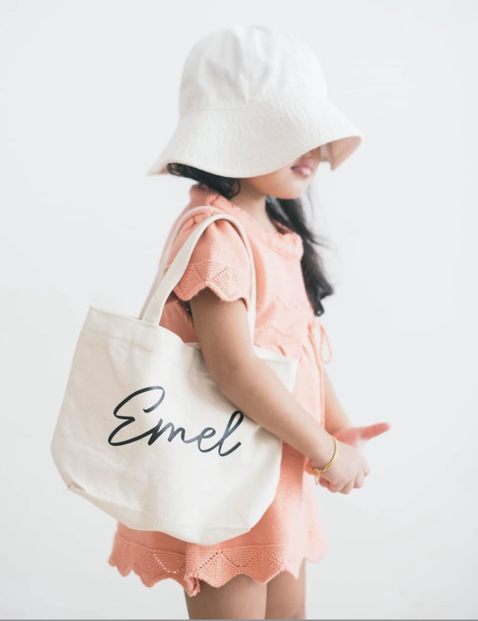 10×8×3 Inch - Small Canvas Tote Bags for Kids Mini Gift Bulk for Painting DIY Arts & Crafts Thick Fabric Bland Bags (50, Beige)