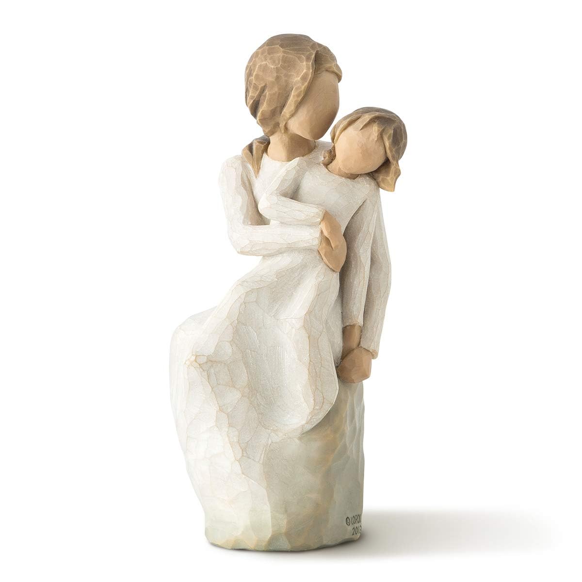 Willow Tree MotherDaughter, Laughter with Love… Always, Gift to Celebrate Relationship Between Mother and Child, Focus on Closeness and Playful Affection, Sculpted Hand-Painted Figure