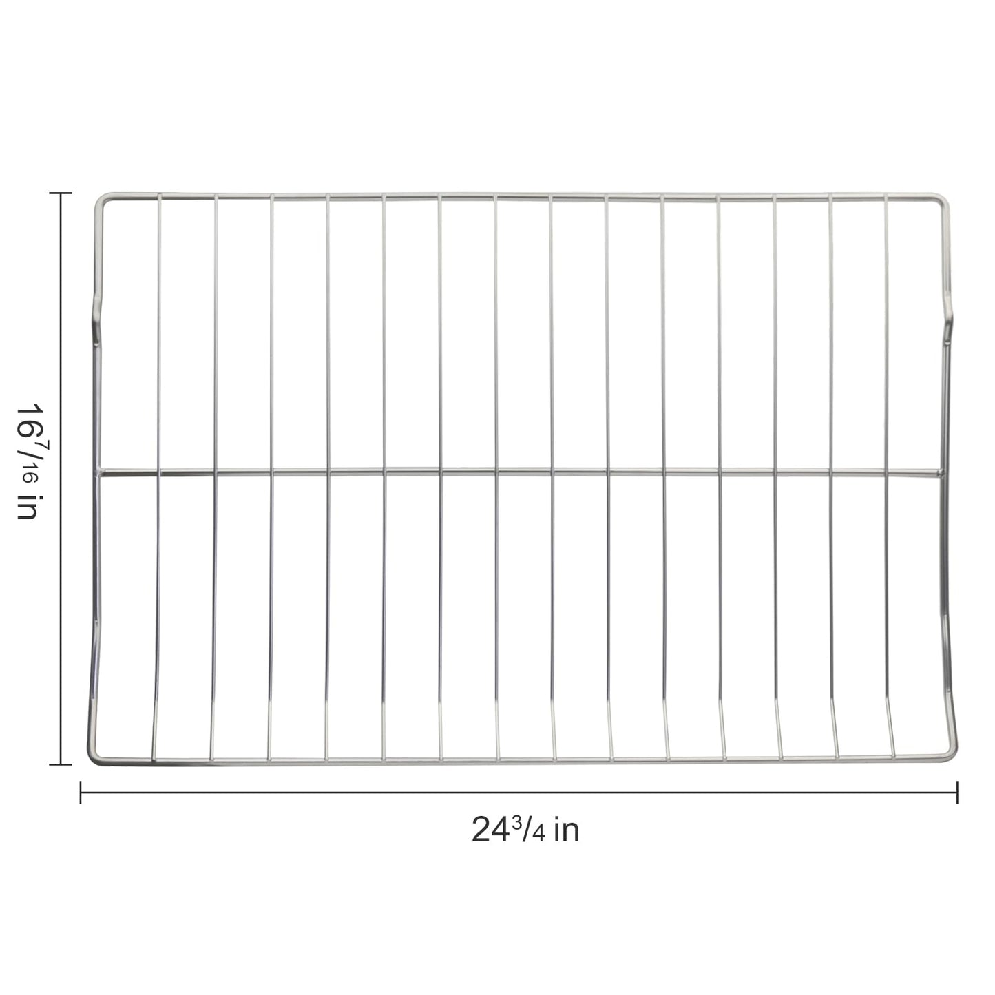 DG75-01001C Range Oven Rack for Samsung Range/Stove/Oven, Oven/Microwave Combo Parts - Samsung Stainless Steel Oven Rack Replaces NE63A6511SS, NX60A6511SS, NE59T4311SS, DG75-01001A
