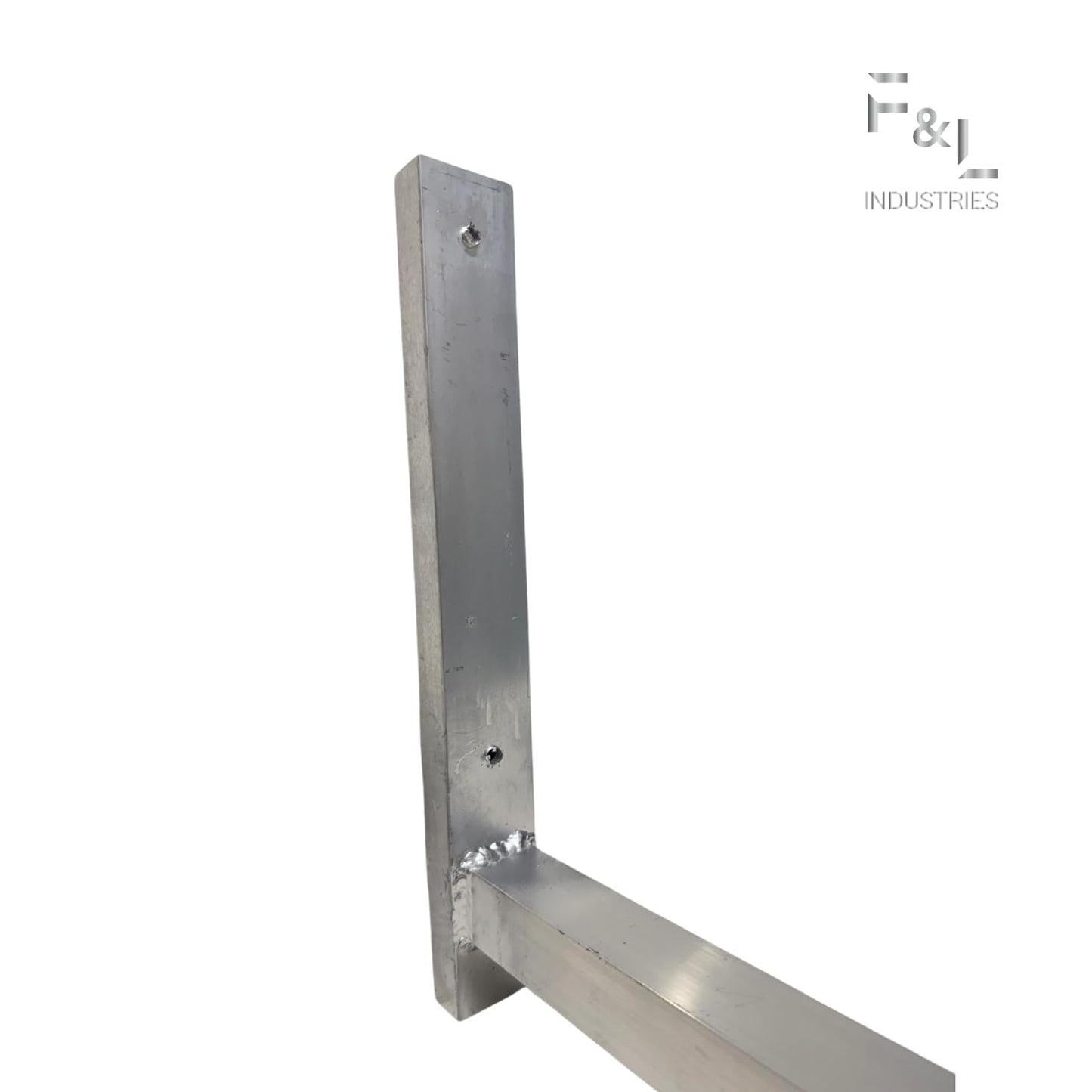 F&L Heavy-Duty Mini Split Wall Mount Bracket—Rust-Resistant Aluminum AC Support for Ductless Heat Pump Systems—Universal Fit, 700 lb Capacity—Approved by Florida Building Code (18"x18" Heavy Duty)
