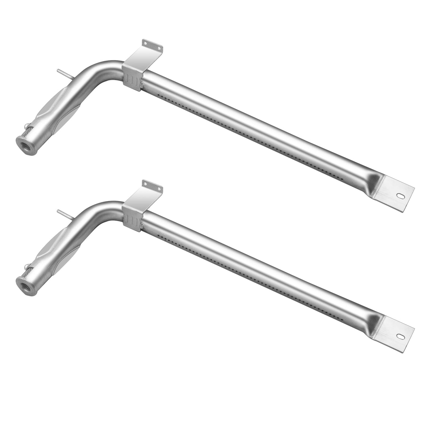 Zemibi PB050012 Viking Appliance Oven Burner, Stainless Steel Burner Tube Gas Replacement for EVGIC305 VGIC365 VGRC605 VGSS480 VGIC367 VGSC300 VGSC305 VGSS300 Viking Range Parts, 2-Pack, 17 Inch