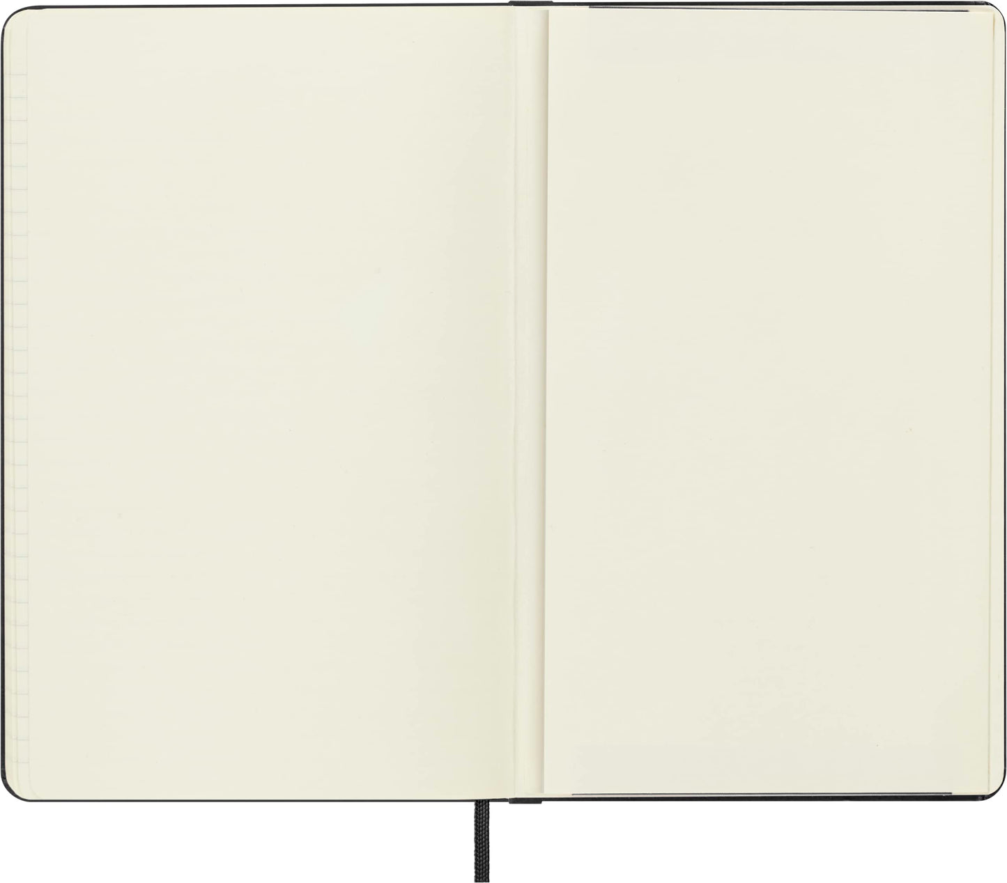 Moleskine Classic Notebook and Kaweco Roller Pen Bundle, Large, Ruled, Black, Hard Cover (5 x 8.25)