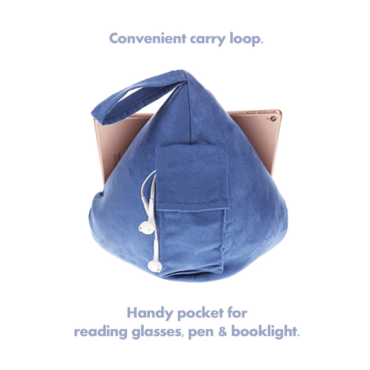The Book Seat - The Most Comfortable Way to Read, Hands Free! - Turquoise