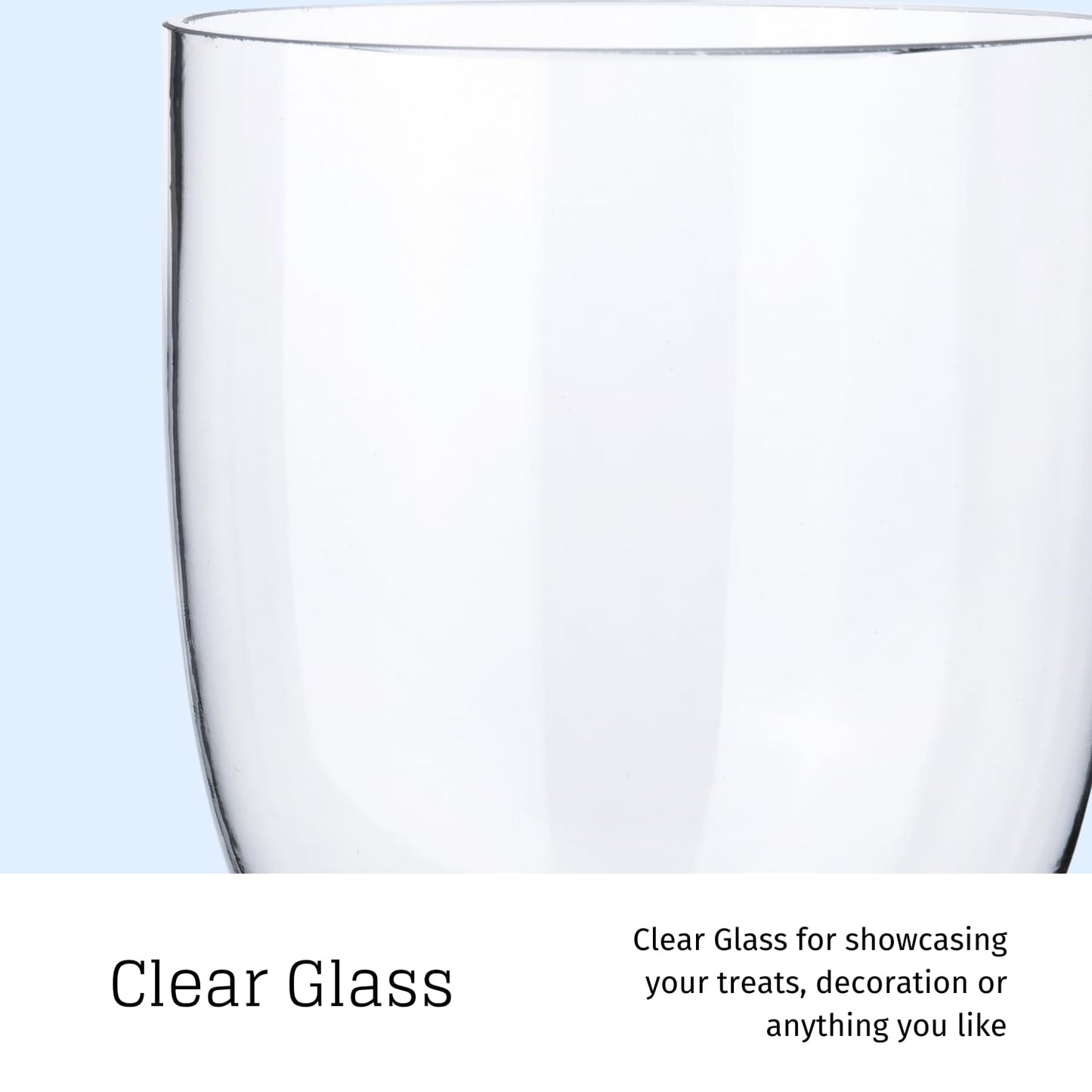 Diamond Star Set of 3 Apothecary Jar Glass Decorative Candy Jars Elegant Storage Candy Buffet Display, Wedding Candy Organizer Canisters (H: 9", 12.5", 14"; 20 FL.OZ, 23 FL.OZ and 28 FL.OZ)