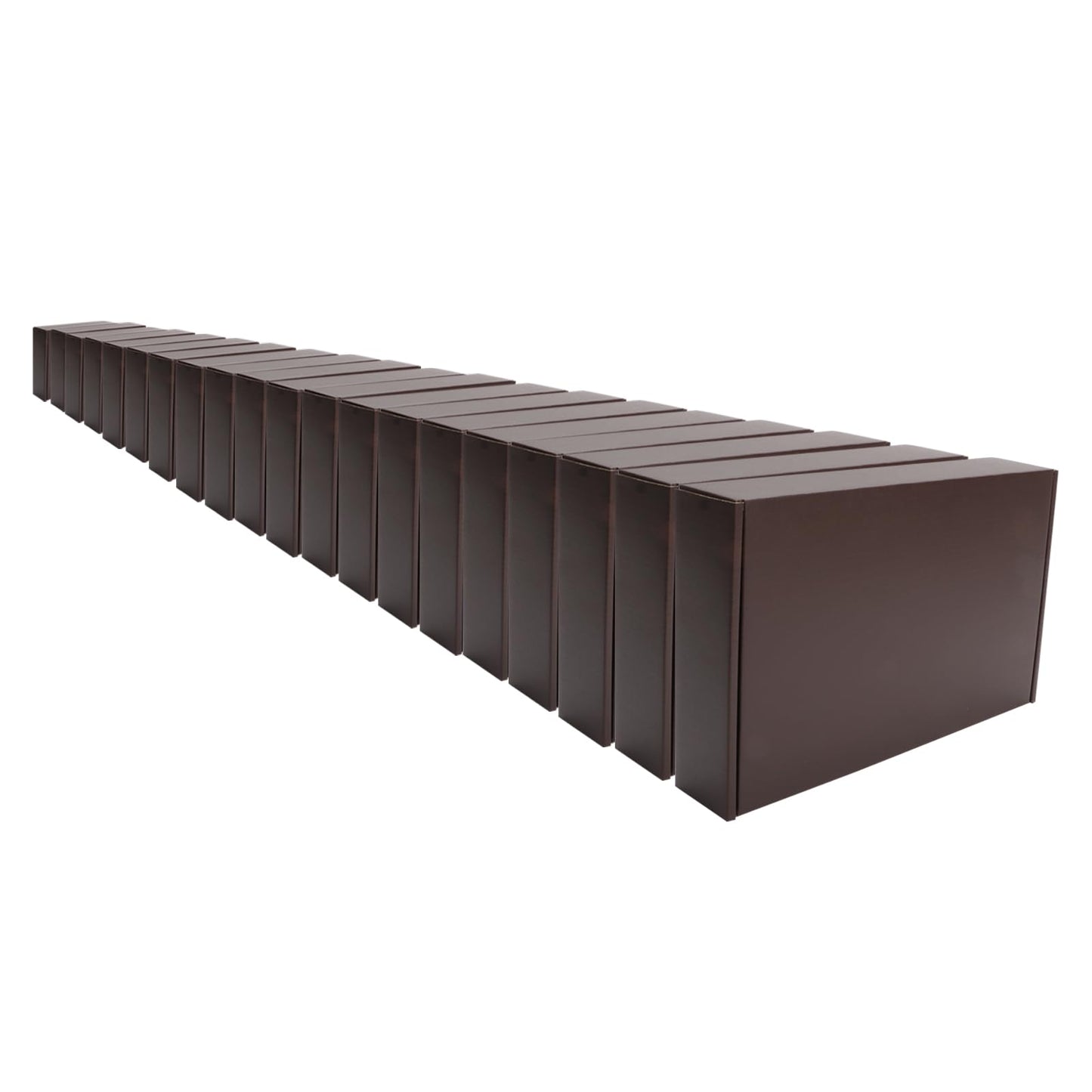 Brown Shipping Packaging MEIANJU L10.5xW6.3xH2 inch Hard Corrugated Cardboard Shipping Boxs Gift Wrap Box for Bridesmaid,Anniversary