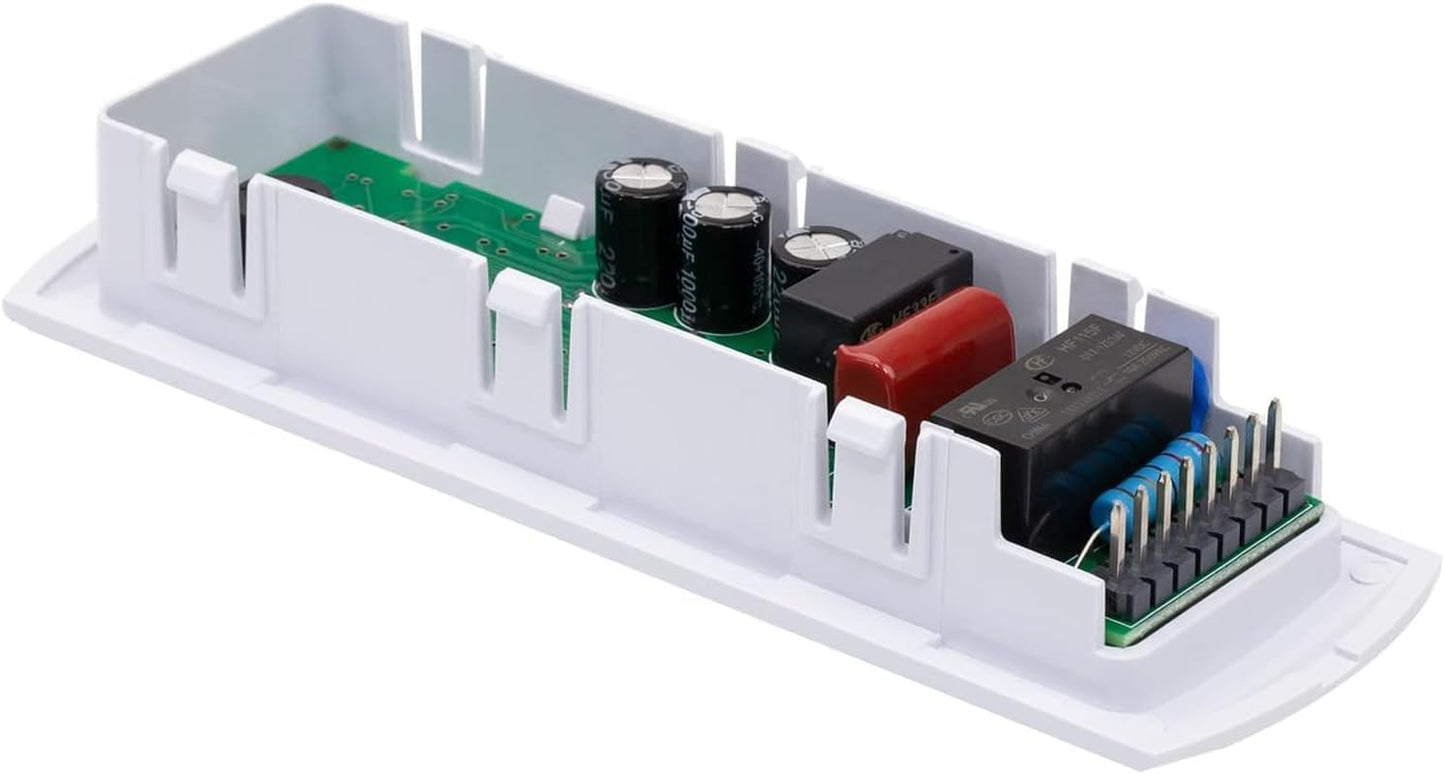 Upgraded 297370600 WR55X11084Freezer User Control/Display Board Assembly fit for Frigidaire, Crosley Freezer -Replaces 297241800, 297370602,Replaces 297370604, 297241802, 297345502
