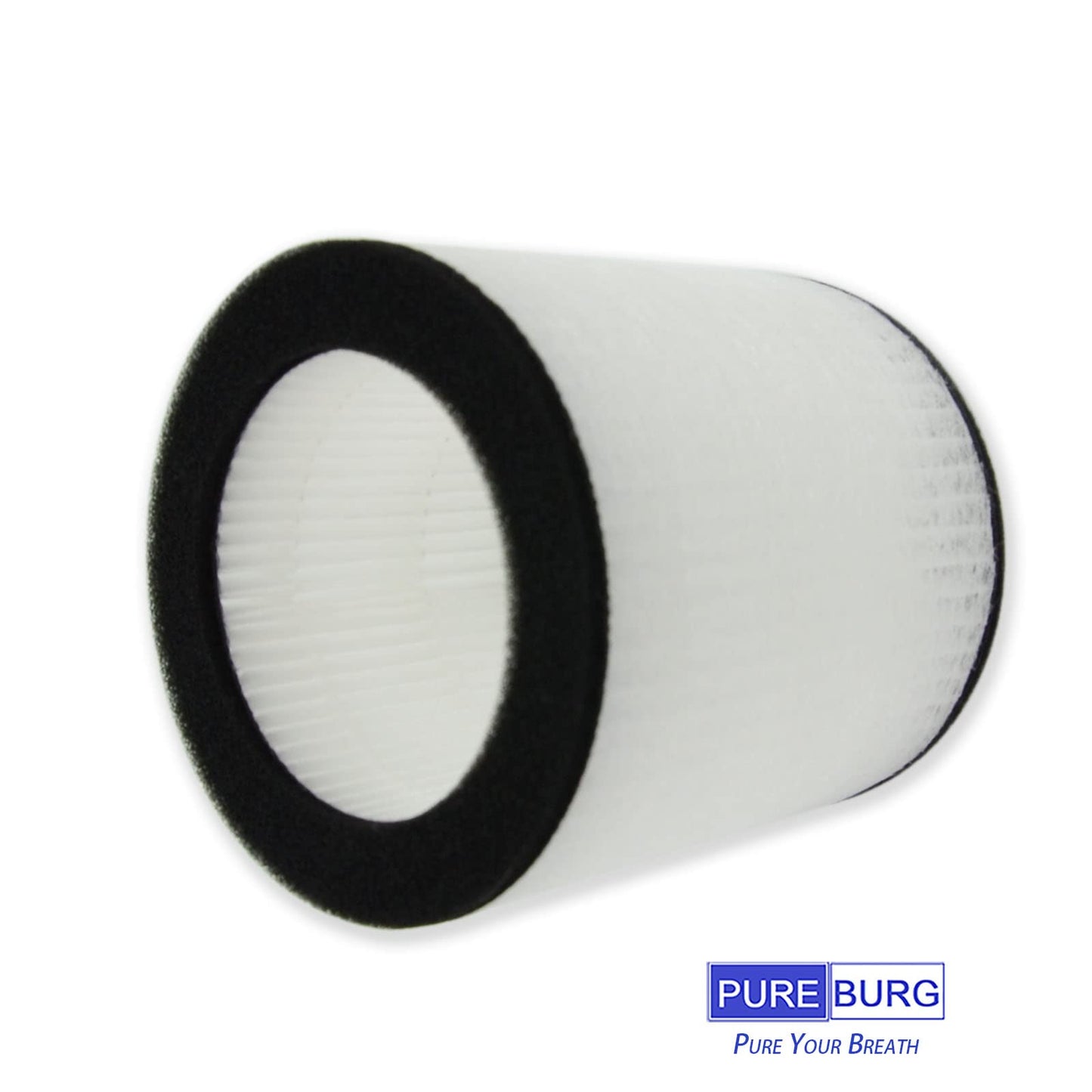 PUREBURG Replacement Filters Compatible with HIMOX H07 Portable desktop Air Purifier, 2-Pack H13 HEPA Air Clean Dust Odors