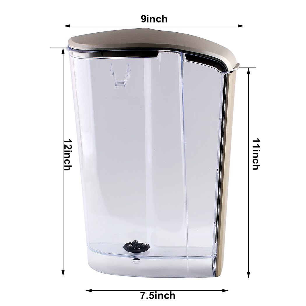 Anbige Replacement Parts Water Reservoir with Lid,Compatible with Keurig K-Elite Coffee Maker (Brushed Gold)