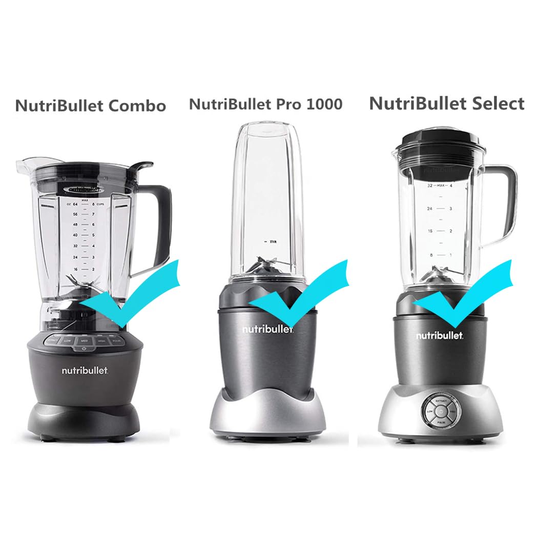 LMEI Replacement Parts Easy Twist Blade with Cup and Lid,Compatible with NutriBullet Blender Combo