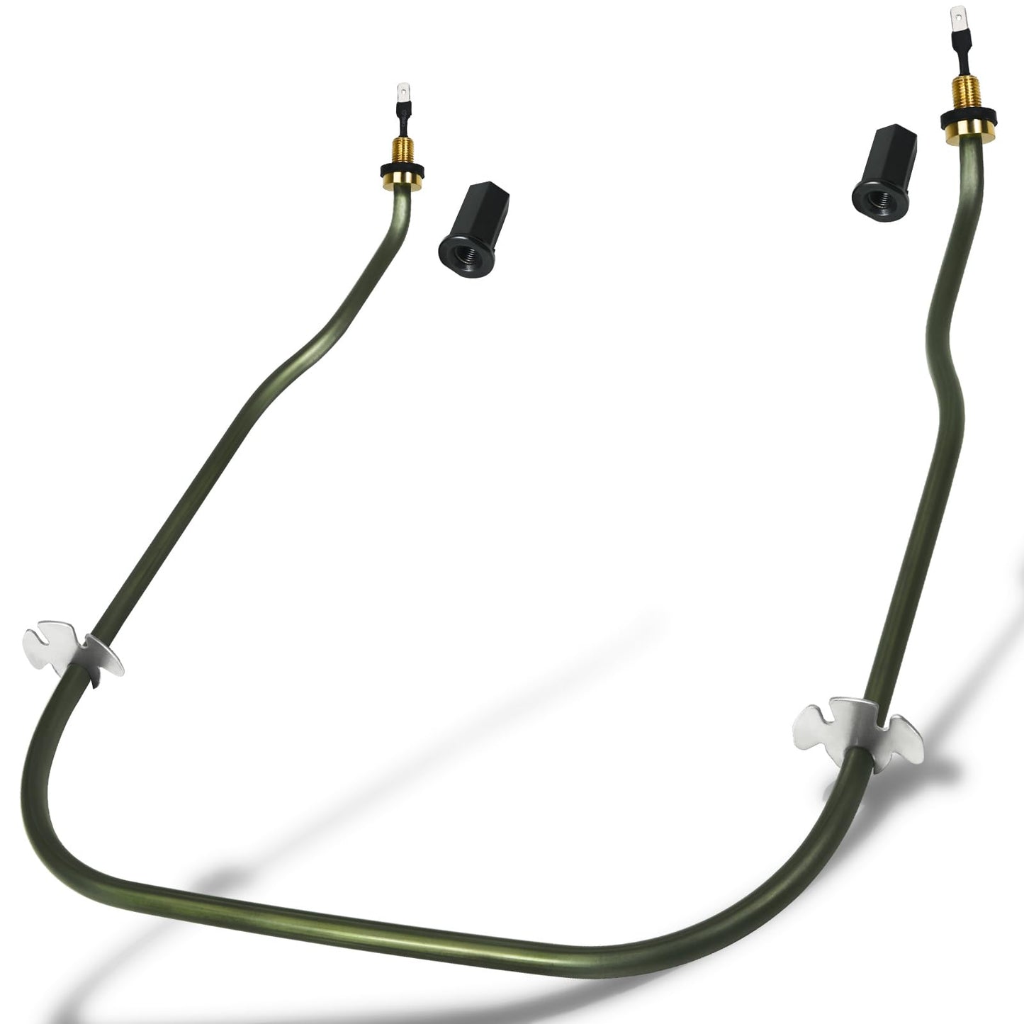 W11537778 Dishwasher Heating Element with W11538351 Terminal Nuts Replace W11537778 W11412298 W11536143 W11536777 W11537777 AP7014587 Compatible with Kenmore Jenn-Air KitchenAid Maytag Whirlpool