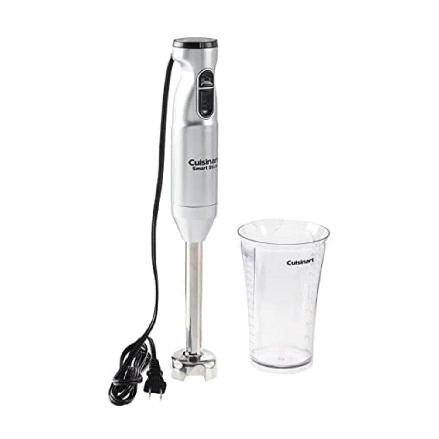 Cuisinart Smart Stick Two-Speed Hand Blender, Powerful Immersion Blender with 300-Watt Motor Blends Shakes, Smoothies, Puree, Baby Food, Soups & Sauces, CSB-175SVP1, Silver