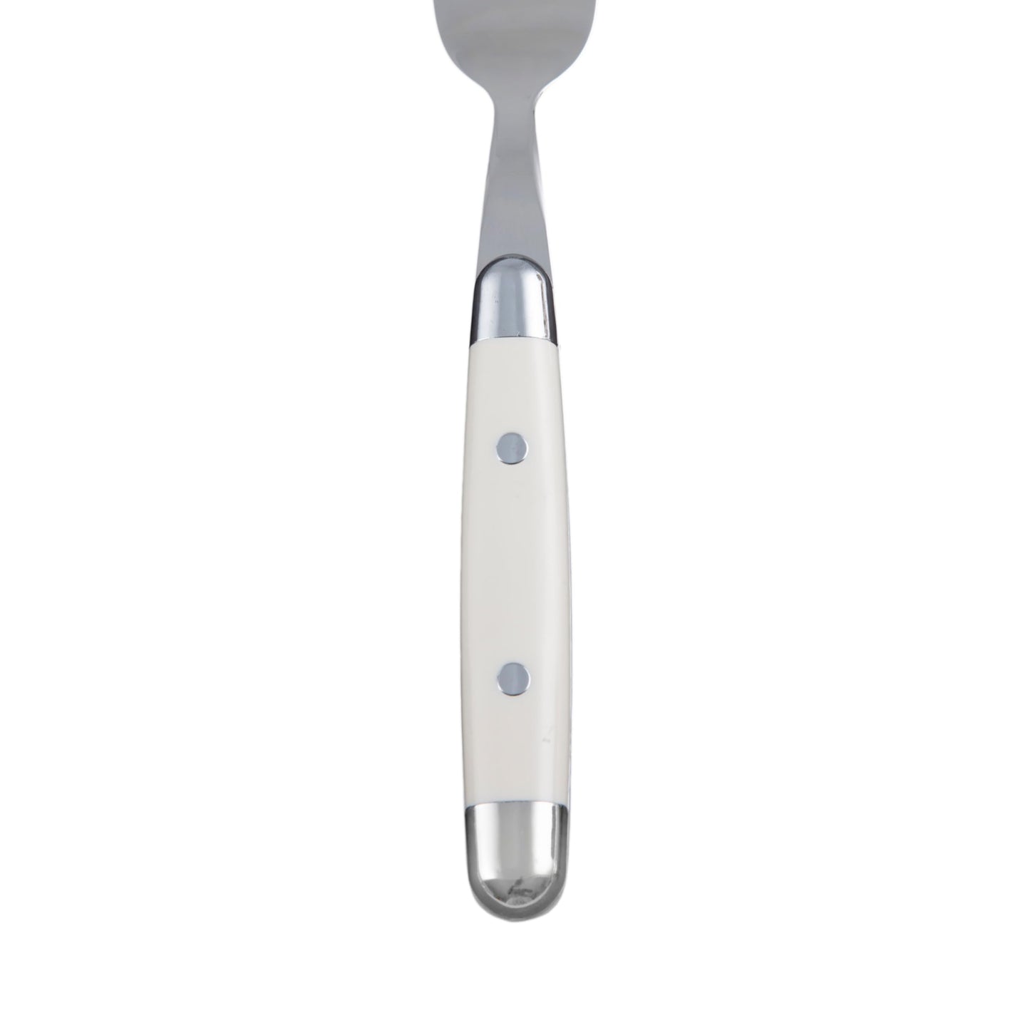Cambridge Silverware Set, Jubilee White 16-Piece Flatware Set, Service for 4, 18/0 Stainless Steel, Silver Mirror Finish Beige Handles, Knives Spoons and Forks set, Dishwasher Safe, (Beige, 16 Pieces)