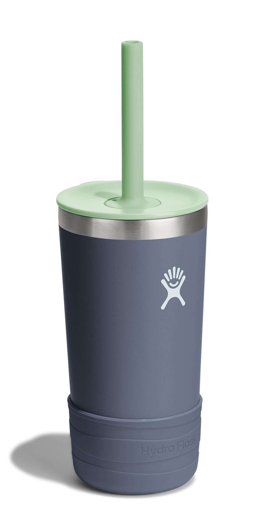 Hydro Flask Kids 12 Oz Tumbler with Lid and Straw for School - Insulated Stainless Steel in Koala Gray