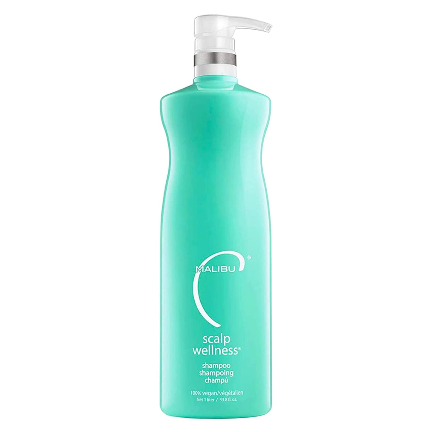 Malibu C Scalp Wellness Hair Shampoo - Sulfate-Free & Moisturizing Shampoo - Nourishing Scalp Care with Sulfate-Free Surfactant Technology (33.8 oz)