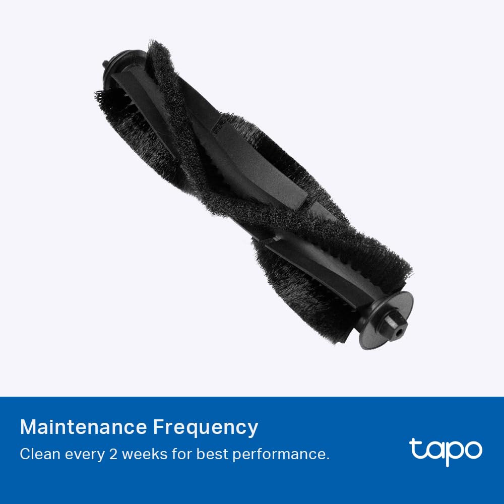 Tapo Robot Vacuum Replacement KIT, Includes Easy to Replace 2x Main Brush and cover, 4x Side Brush, 4x Washable HEPA Filter, Compatible with RV30 Max and Plus, RV20 Max and Plus