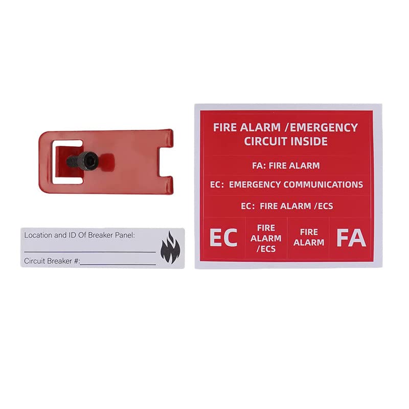 10 Sets Fire Alarm Locks, Work to Prevent Accidental Shutdown, Lockout