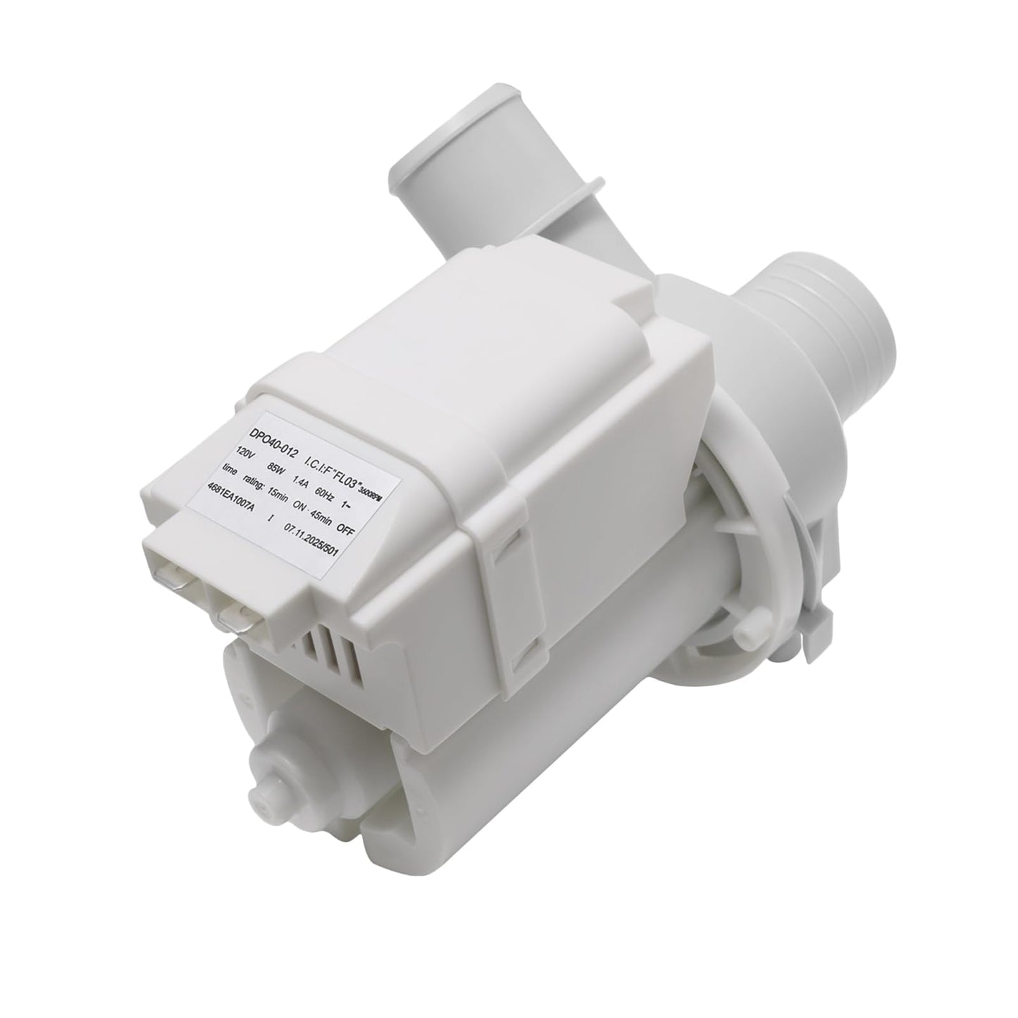 DP040-012 Drain Pump Compatible with LG, Kenmore, GE Washer Drain Pump, Replace 4681EA1007A, 5859EA1004F, 5859EA1004G, Fits WT1101CW, WT1201CV, WT1501CW