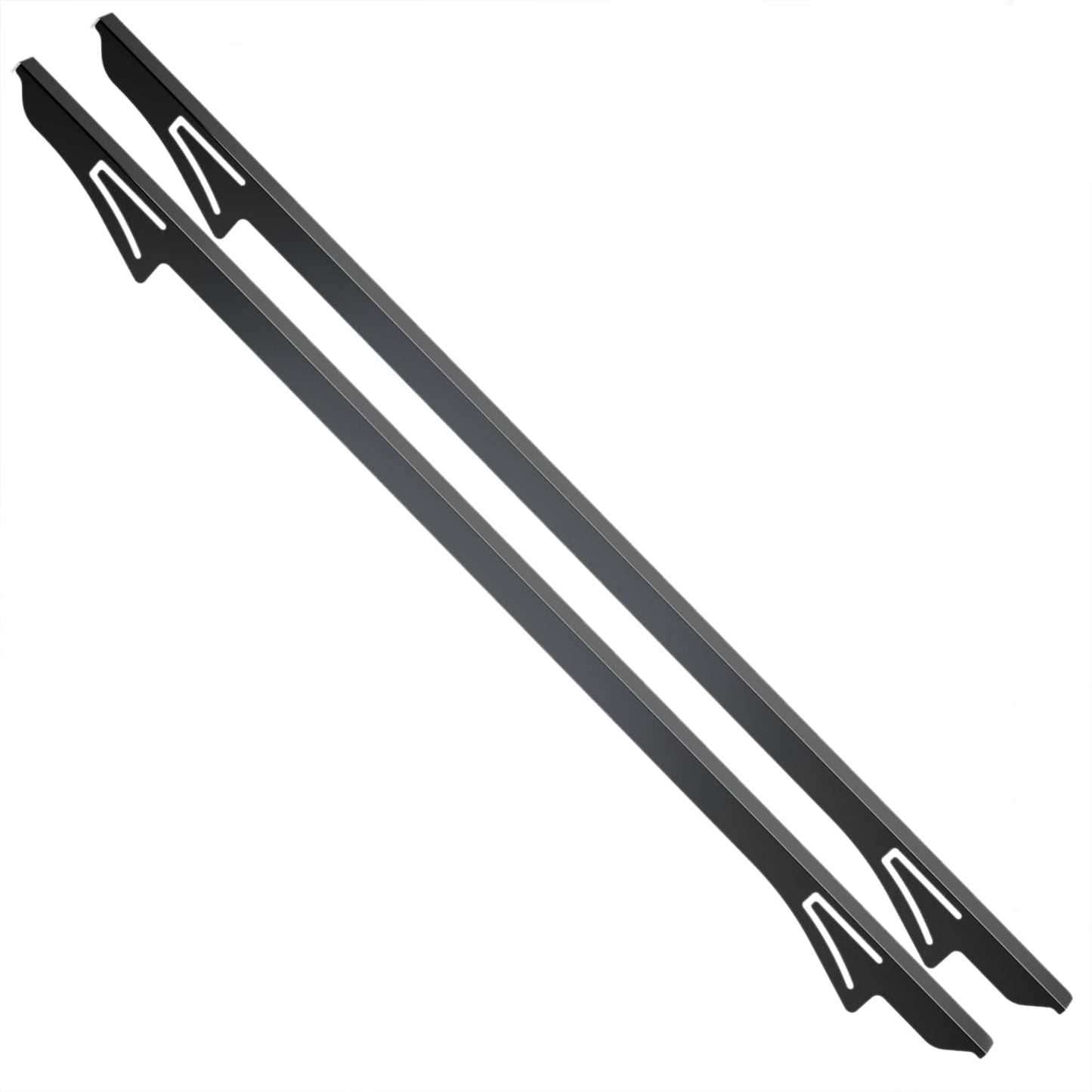 25” Black Stainless Steel Countertop Oven Gap Filler – Covers Space Between Stove and Countertop – Heat-Resistant, Easy to Clean (Set of 2)