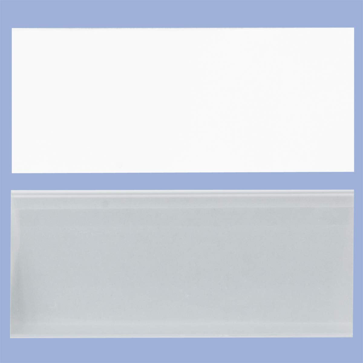 Akro-Mils 29302 Clear Protective Plastic Label Holder and Labels for large AkroBins and 30348, 30358, (25-Pack)