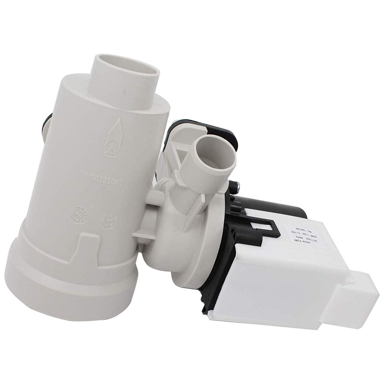 Siwdoy W10130913 Washer Drain Pump OEM Compatible with Whirlpool Maytag Washers Replaces W10730972 W10117829 W10130914 8540024 AP4308966