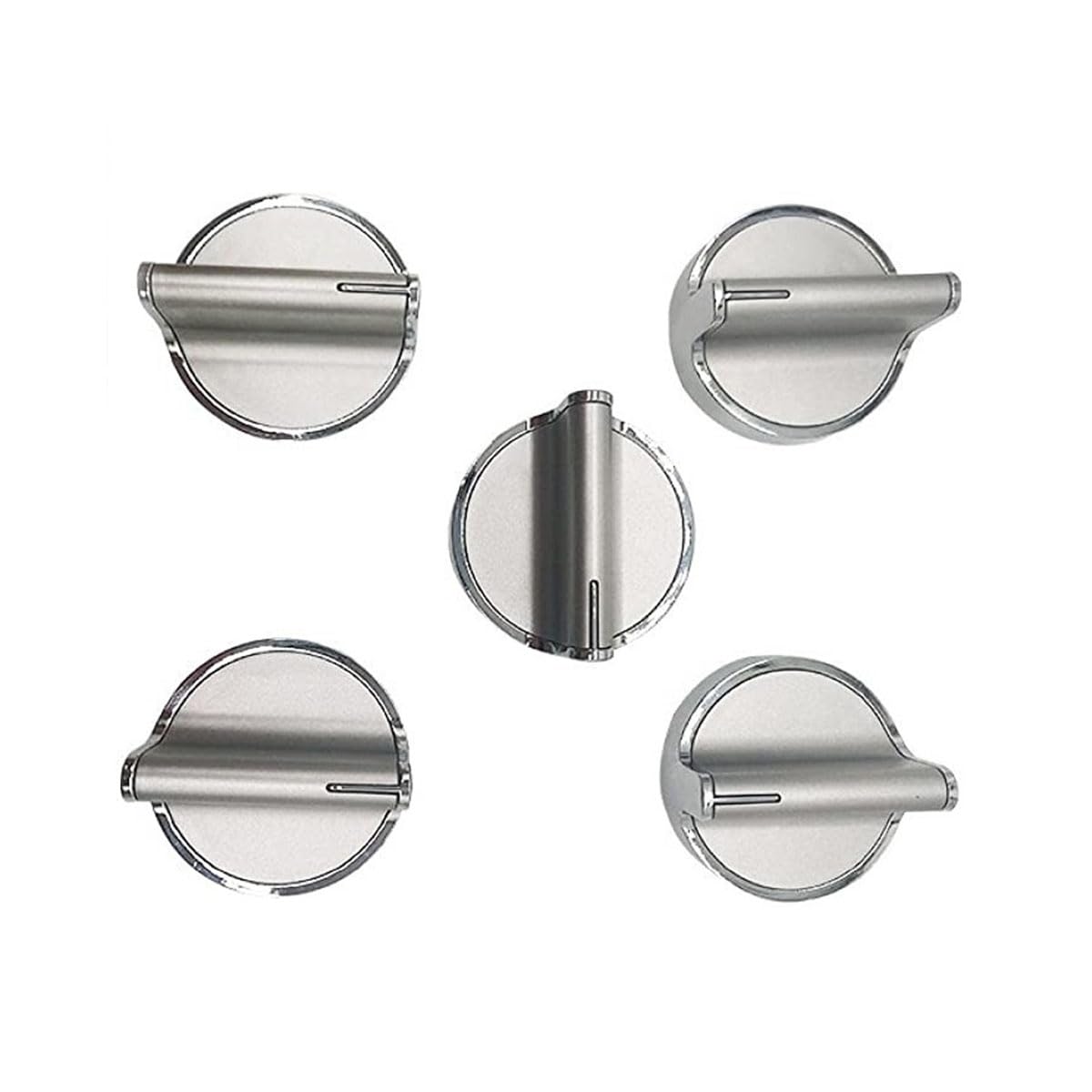 5-Pack W10828837 W10569582 Gas Range Stove Knobs for Whirlpool Stove/Range Urface Burner Knob Replacement W10569582 4363070 WPW10594481 WPW10646805 W10698166 W10594481 Cooktop Control Knobs